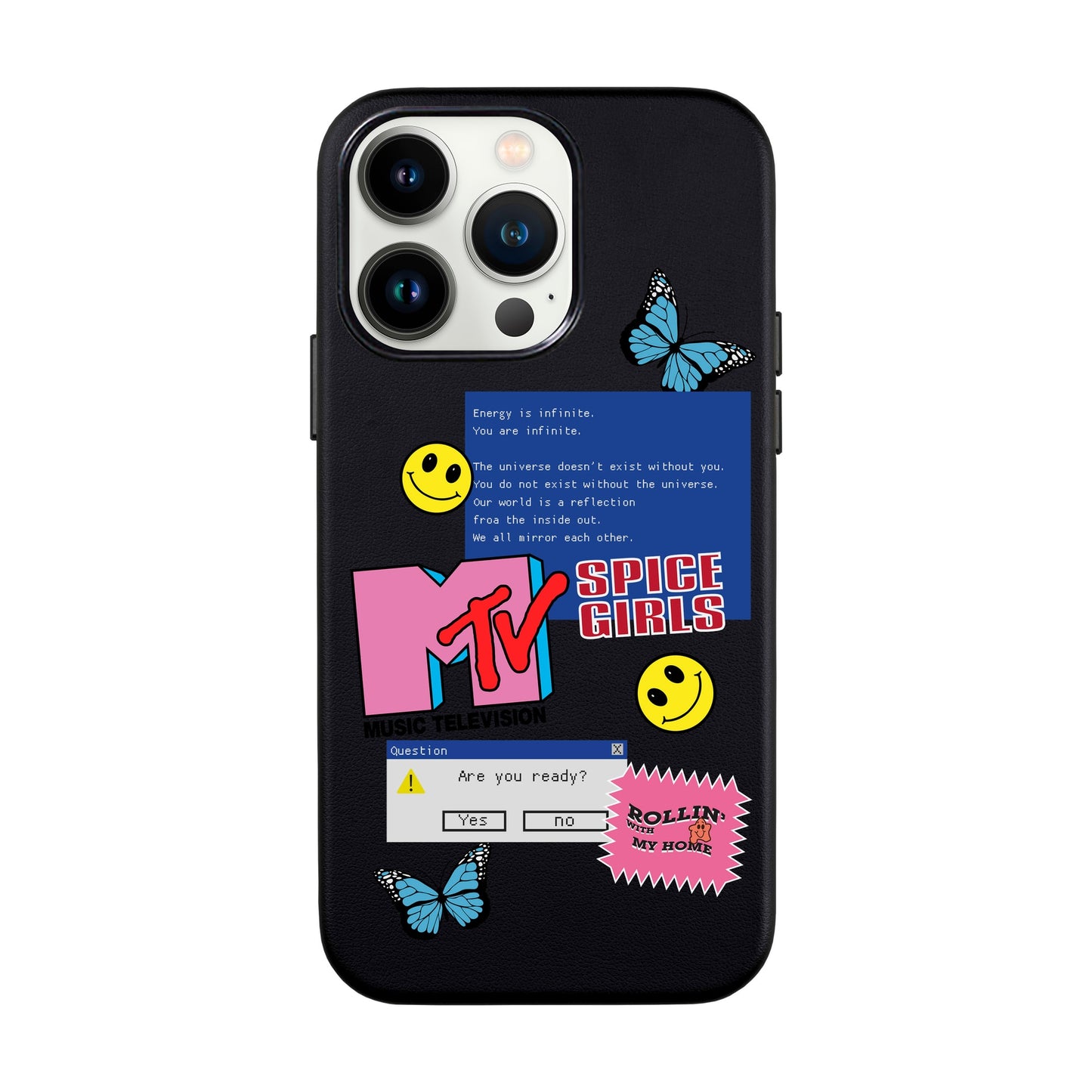 ARE YOU READY-iPhone 13 Pro Max Leather Kılıf