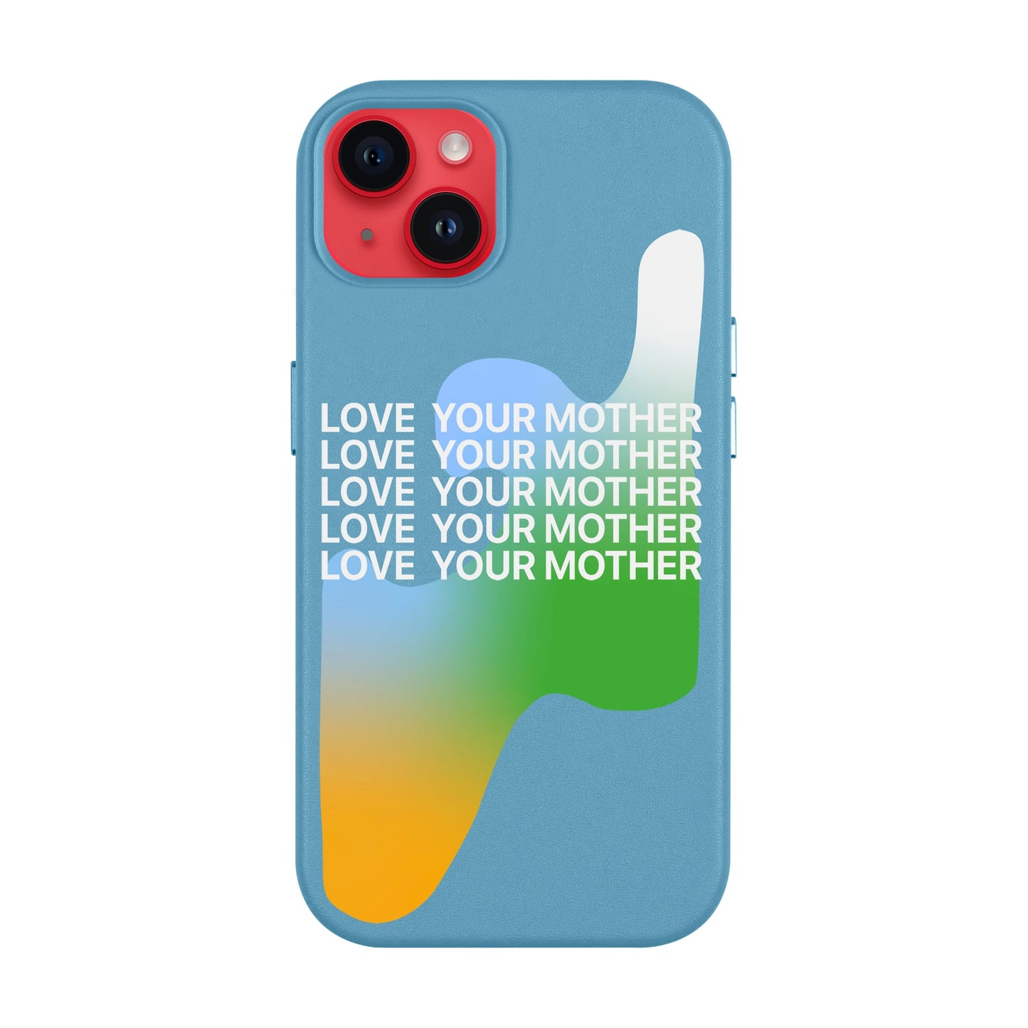 LOVE YOUR MOTHER-iPhone 14 Plus Leather Kılıf MagSafe Özellikli