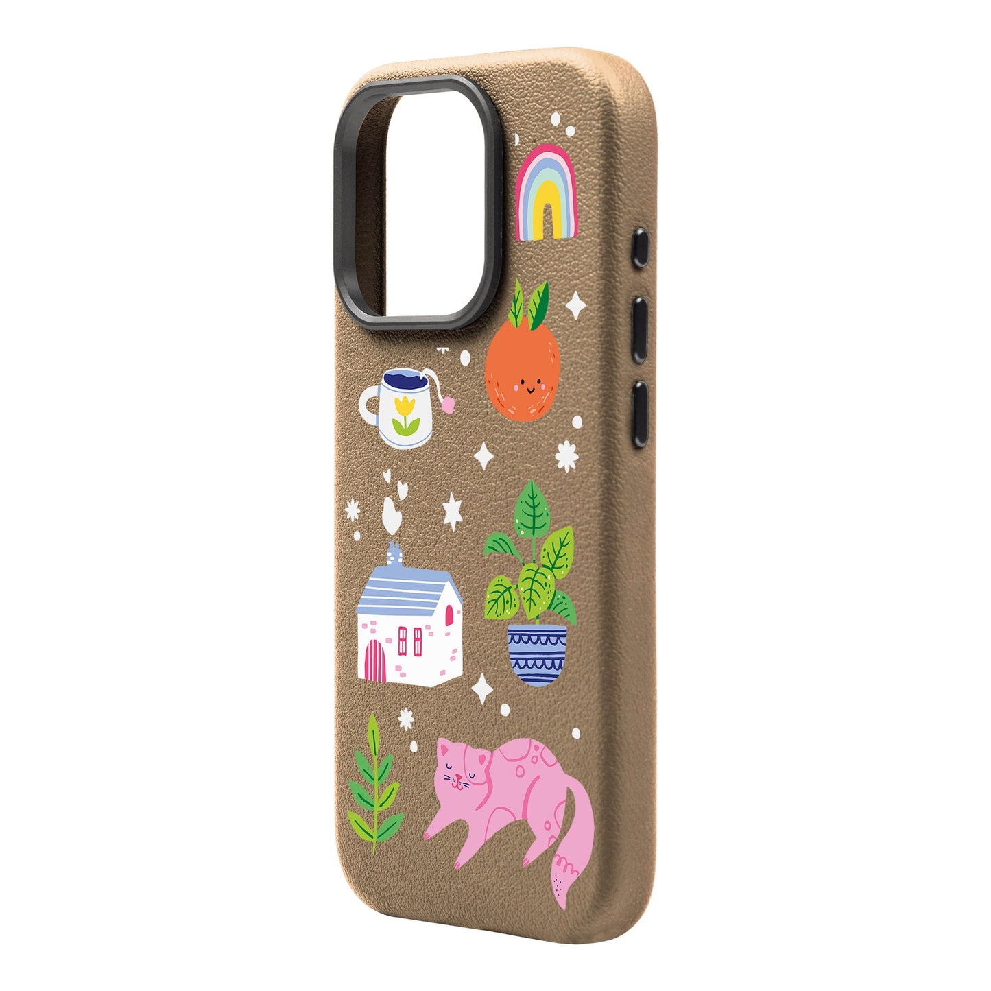 FRESH SPRING-iPhone 16 Pro Leather Premium Kılıf MagSafe Özellikli