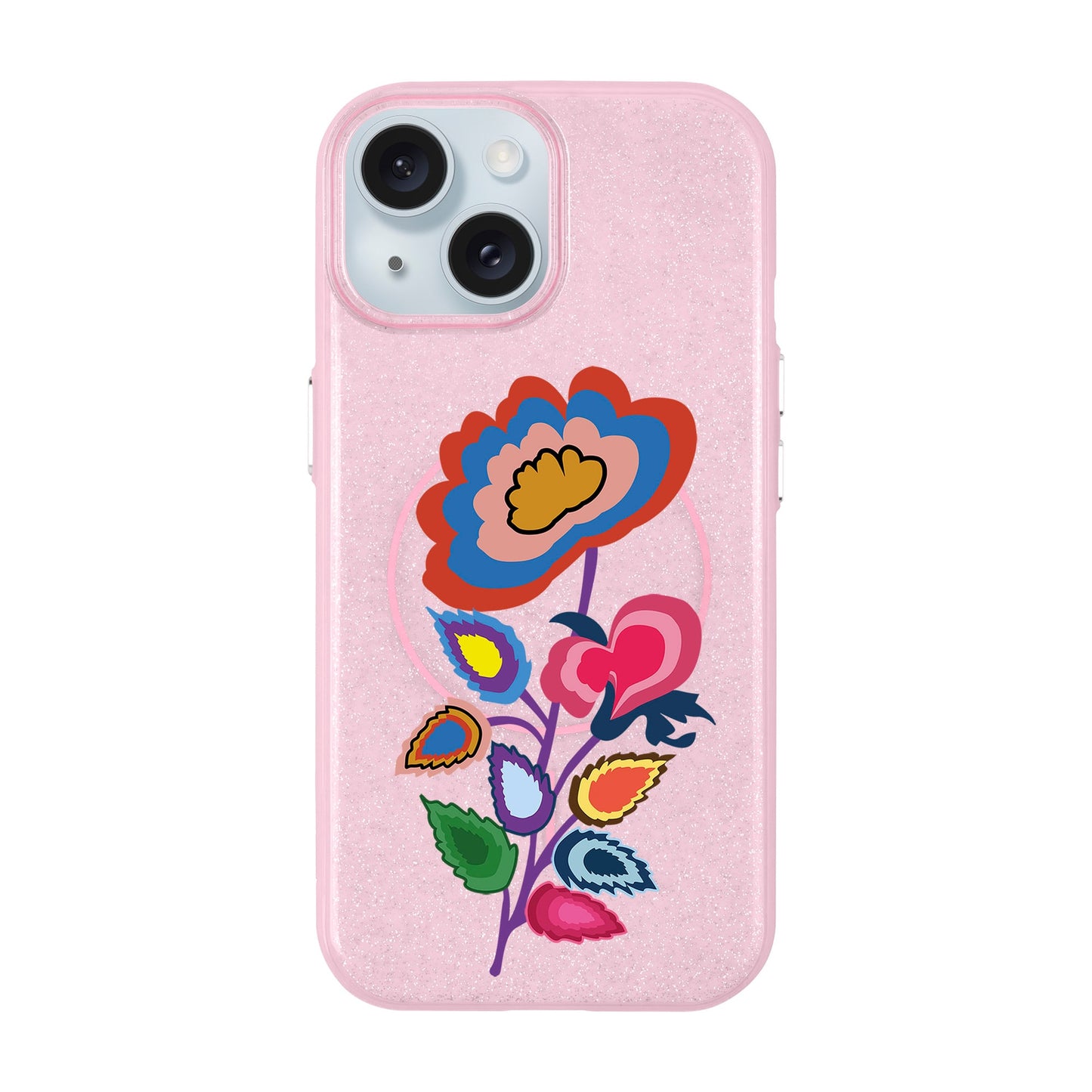 KNITTED FLOWER-iPhone 15 Plus Radiant Kılıf MagSafe Özellikli