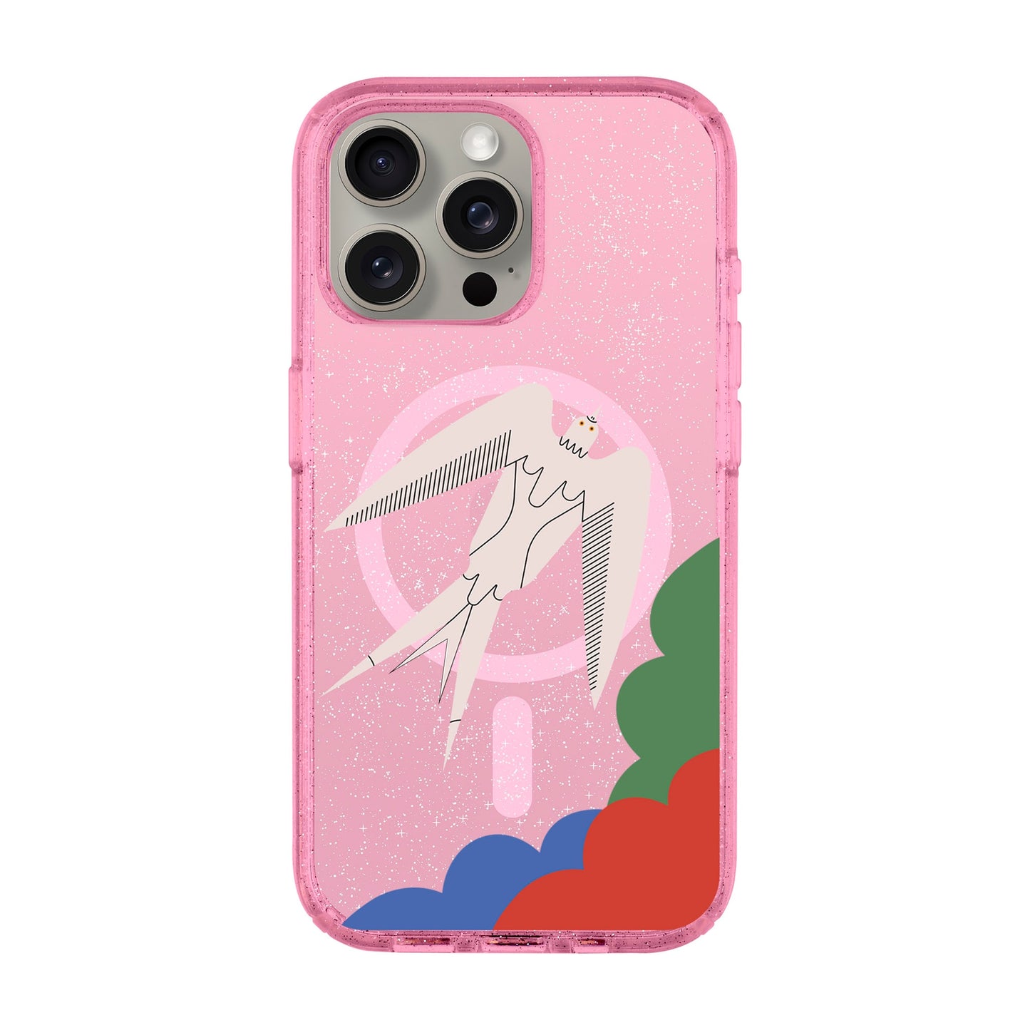 L’OISEAU LIBRE-iPhone 15 Pro Max Shiny Kılıf MagSafe Özellikli