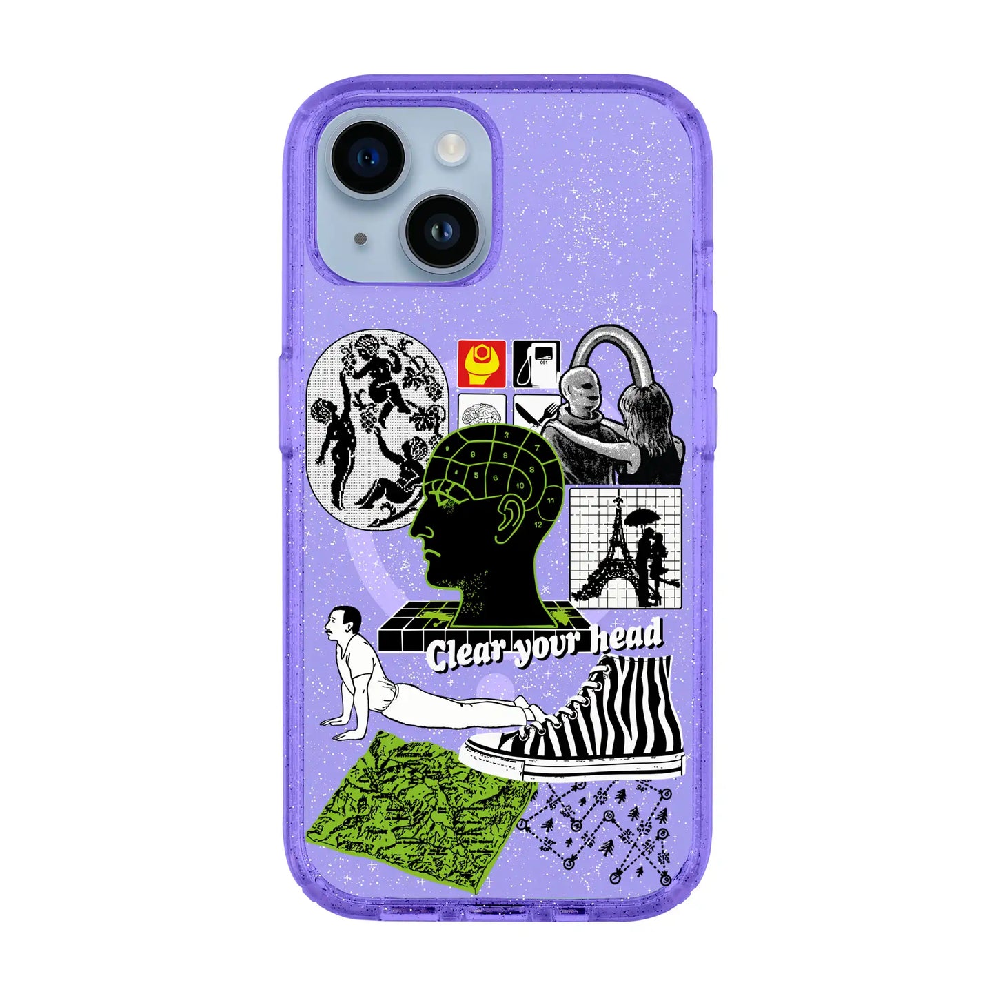 CLEAR YOUR HEAD-iPhone 13 Shiny Kılıf MagSafe Özellikli