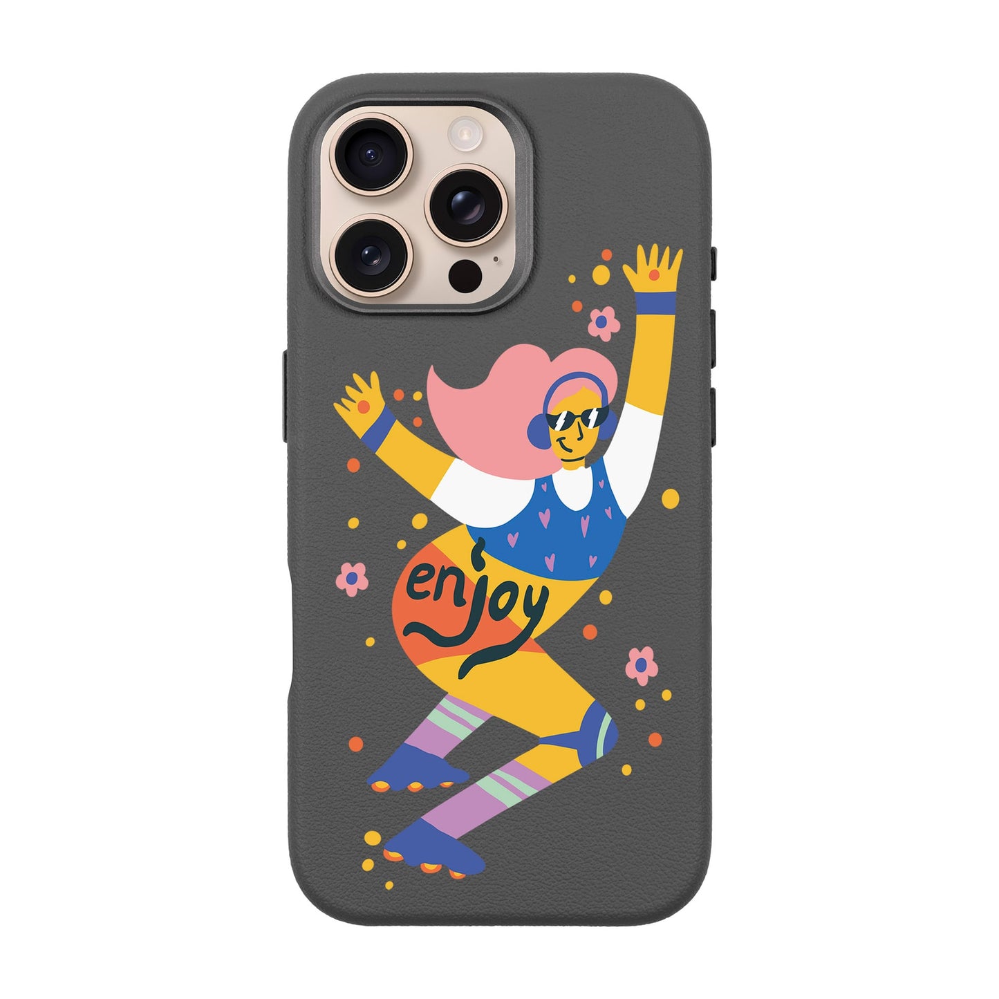 ENJOY-iPhone 16 Pro Max Leather Premium Kılıf MagSafe Özellikli