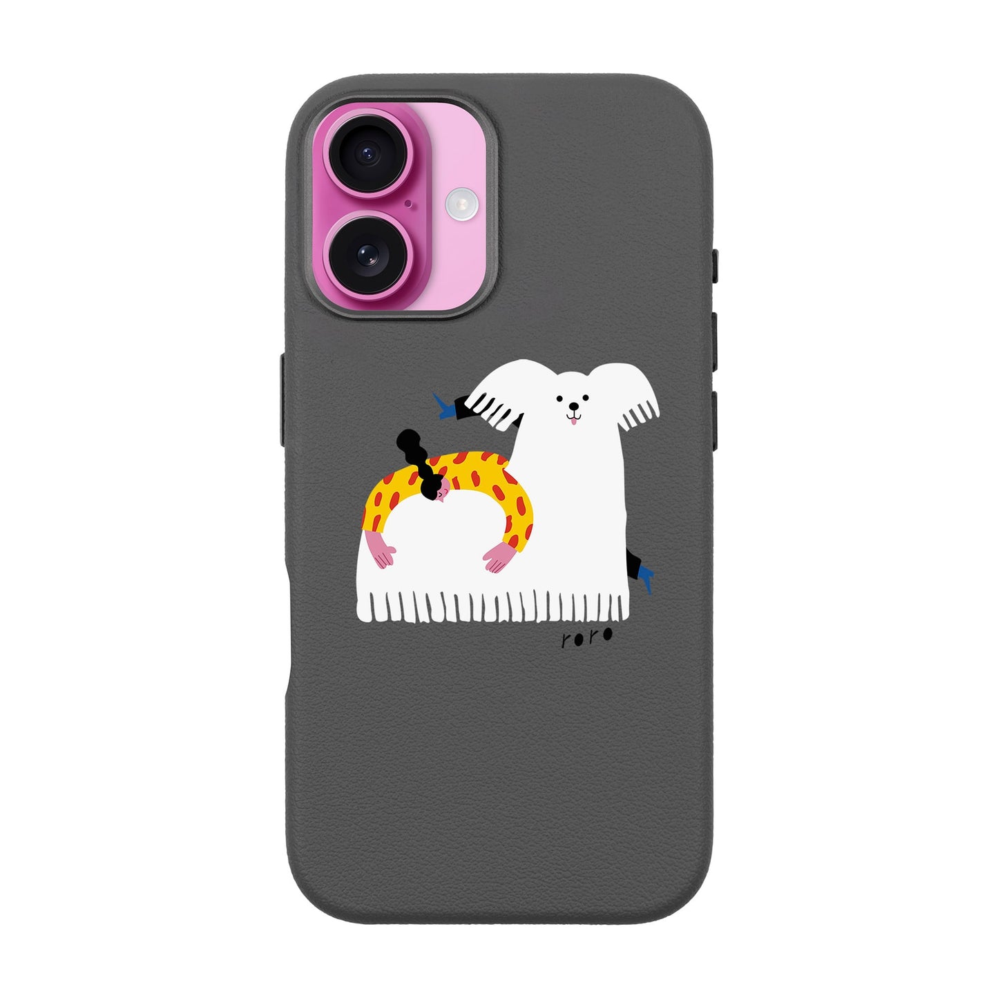 FANCY DOG-iPhone 16 Plus Leather Premium Kılıf MagSafe Özellikli