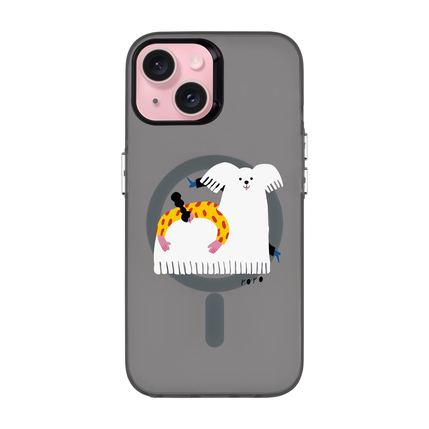 FANCY DOG-iPhone 15 Hold Kılıf MagSafe Özellikli