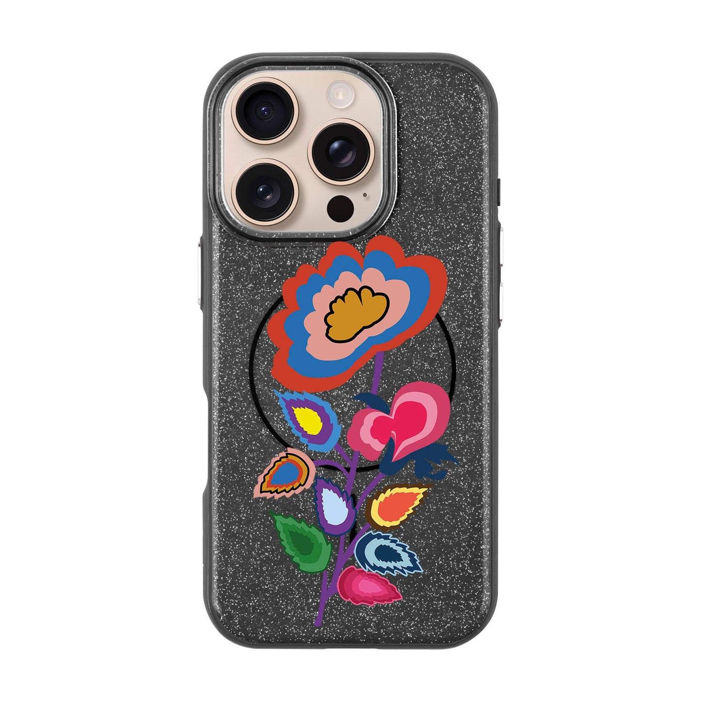 KNITTED FLOWER-iPhone 16 Pro Radiant Kılıf MagSafe Özellikli