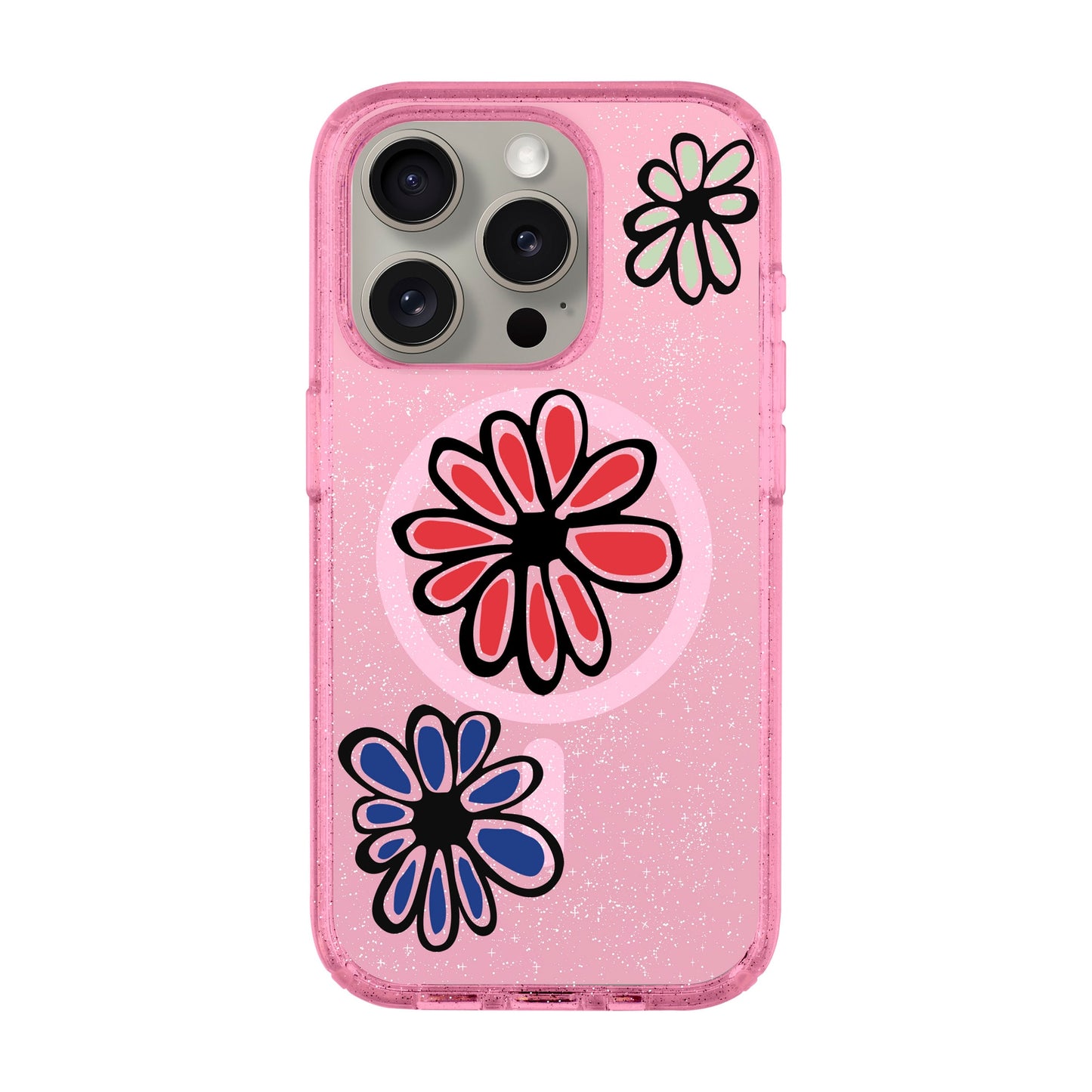 FLORIST-iPhone 15 Pro Shiny Kılıf MagSafe Özellikli