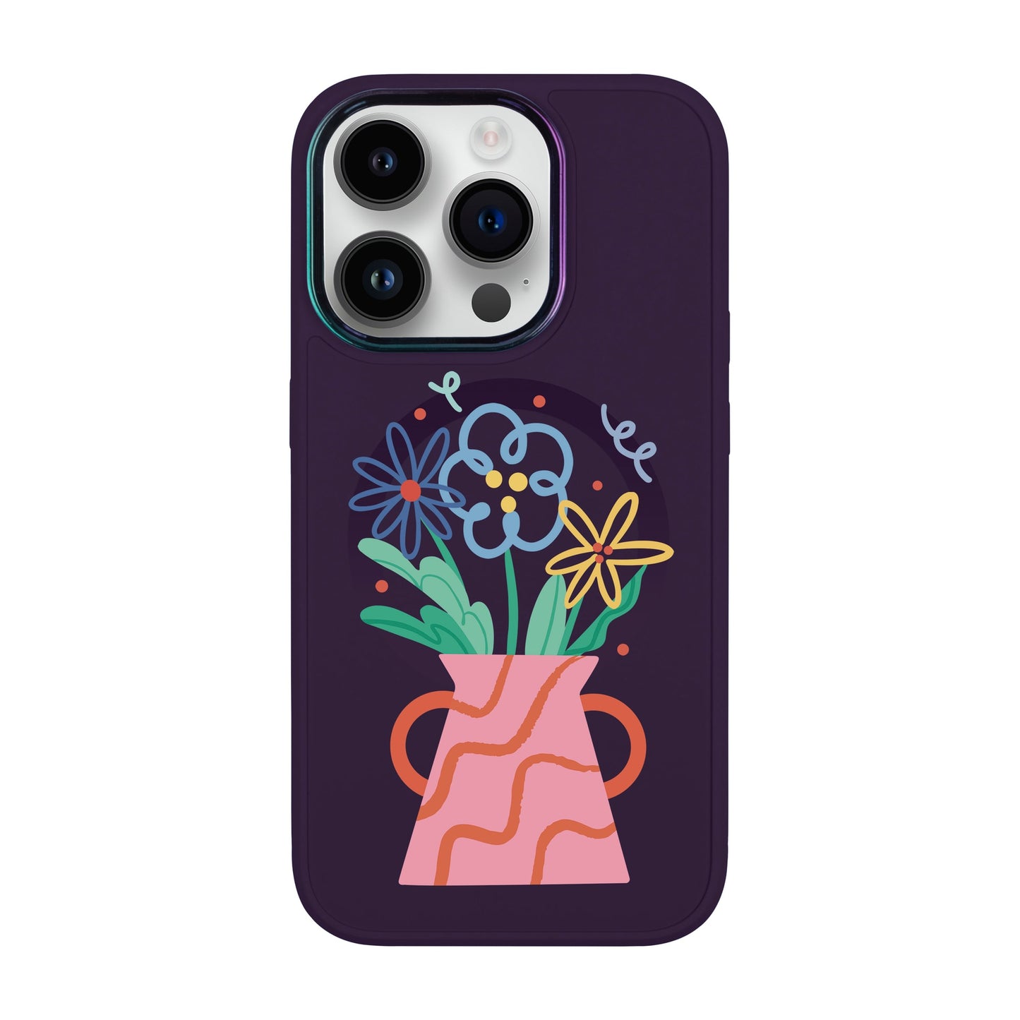 PINK VASE-iPhone 13 Pro Vigor Kılıf MagSafe Özellikli