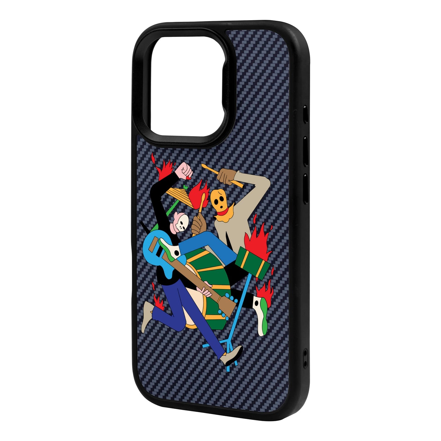 MONSTER MASH-iPhone 16 Pro Max Plaid Kılıf MagSafe Özellikli