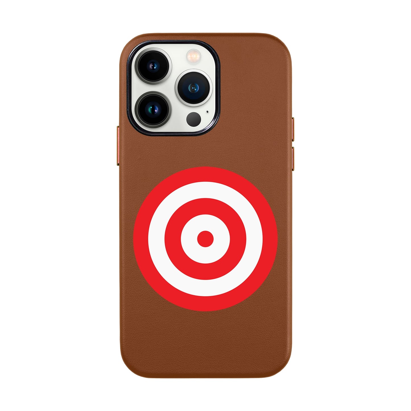 BULL'S EYE-iPhone 14 Leather Kılıf