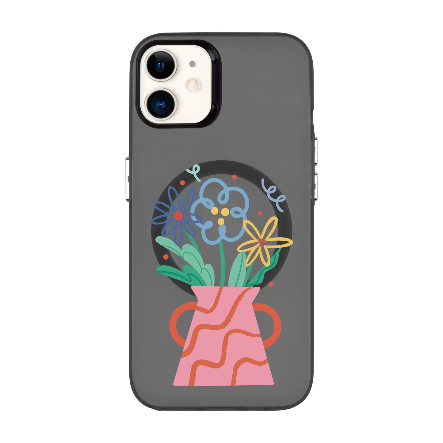 PINK VASE-iPhone 11 Hold Kılıf MagSafe Özellikli