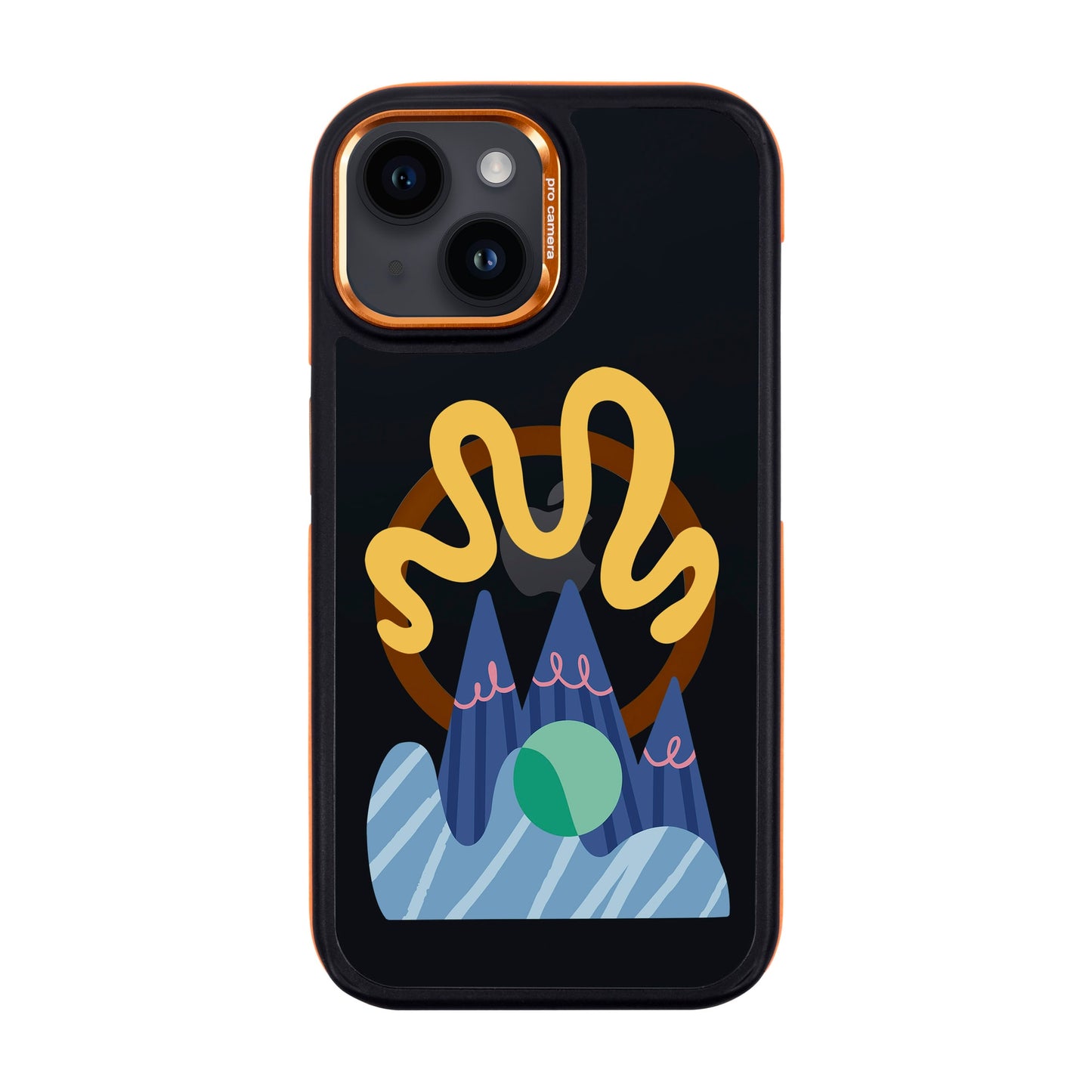 MOUNTAIN-iPhone 14 Dark Kılıf MagSafe Özellikli