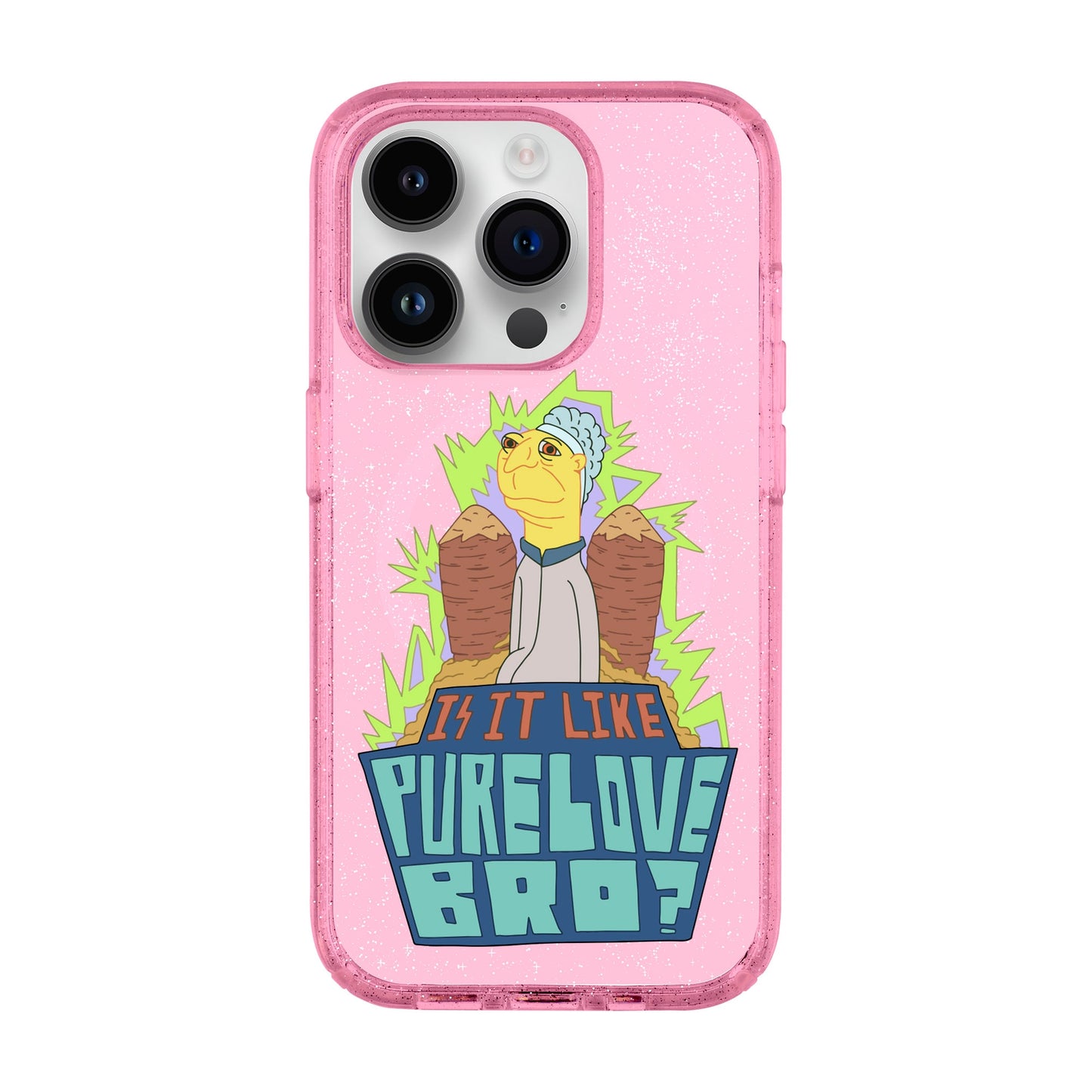 PURE LOVE-iPhone 14 Pro Shiny Kılıf MagSafe Özellikli