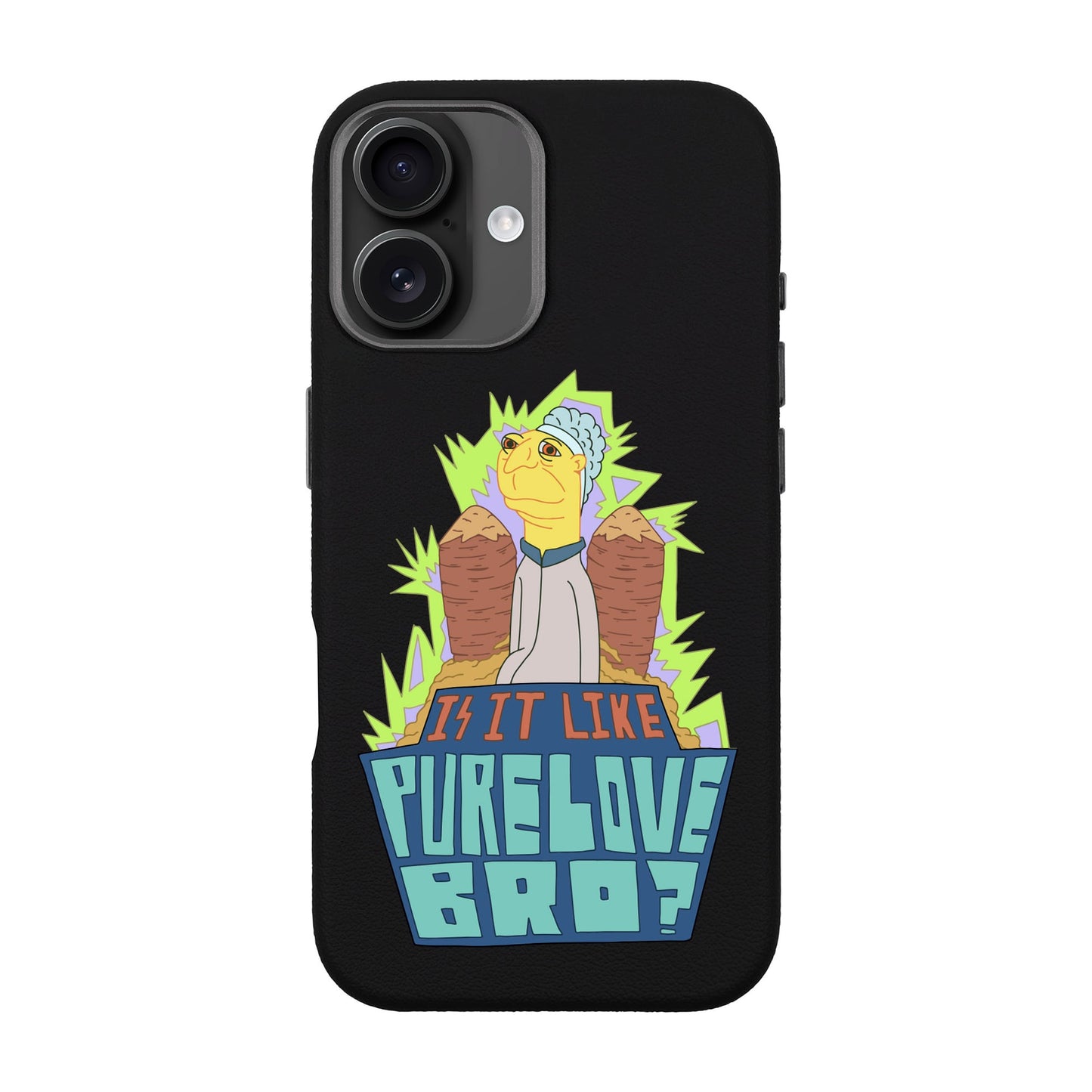 PURE LOVE-iPhone 16 Plus Leather Premium Kılıf MagSafe Özellikli
