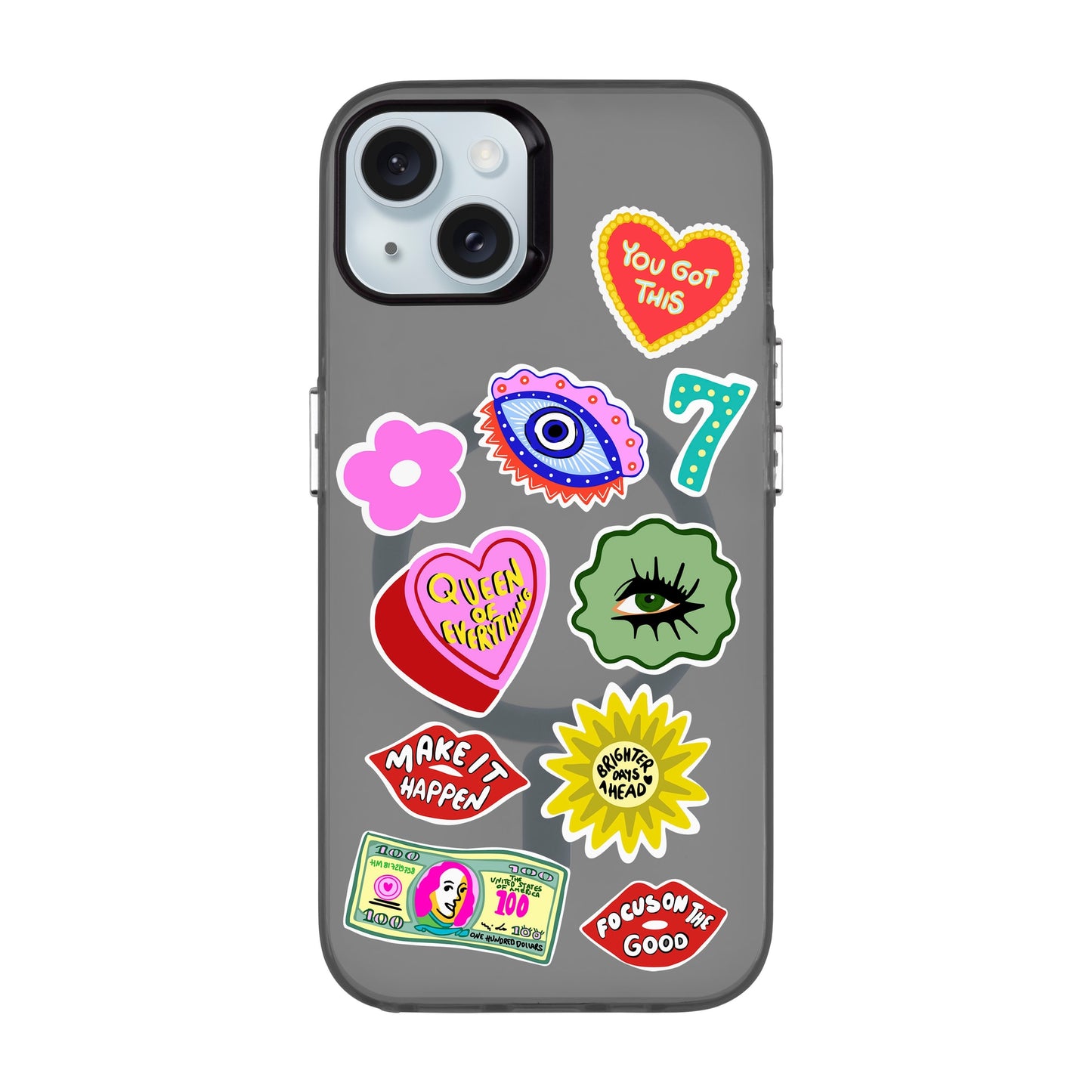HM STICKERS-iPhone 15 Plus Hold Kılıf MagSafe Özellikli