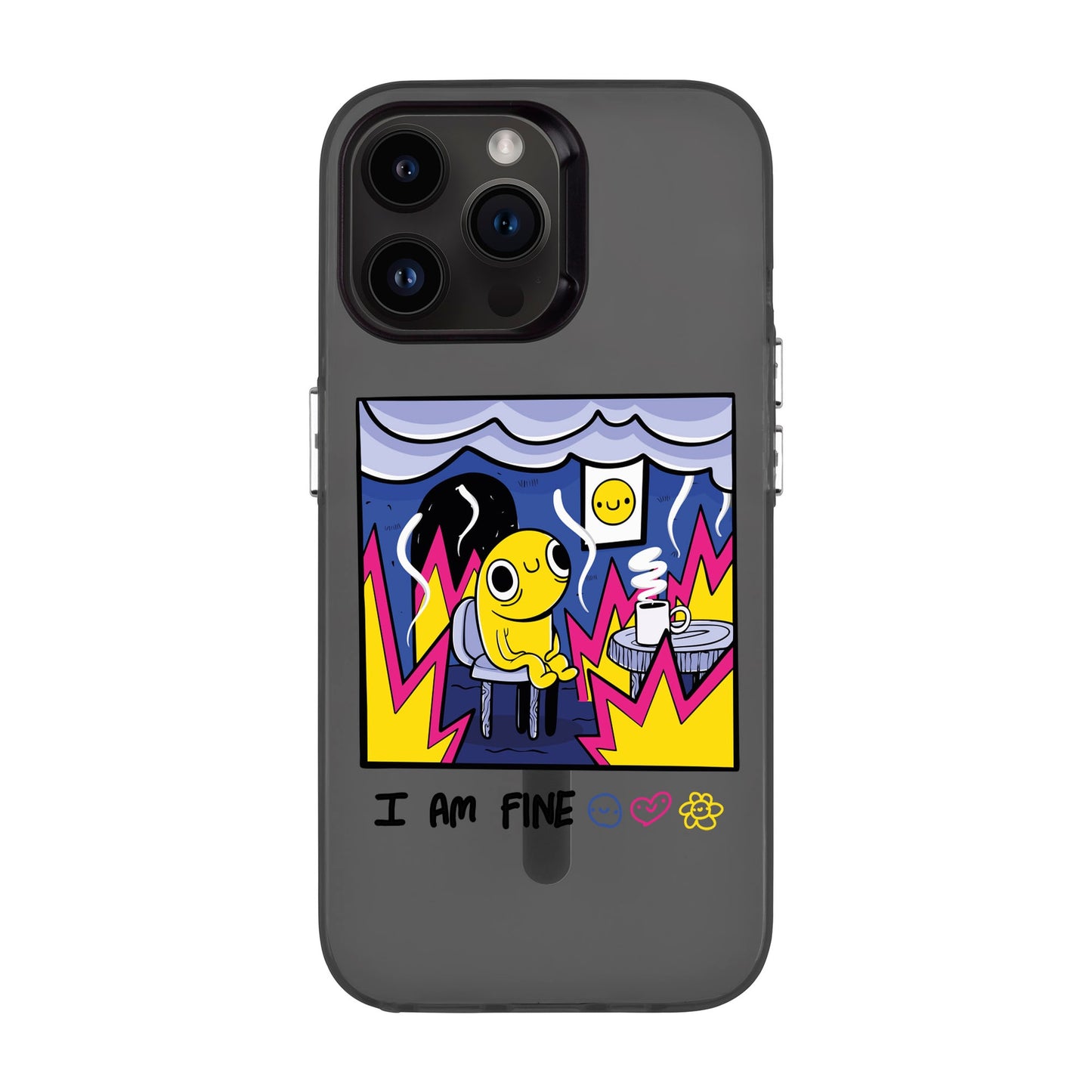 I AM FINE-iPhone 13 Pro Max Hold Kılıf MagSafe Özellikli