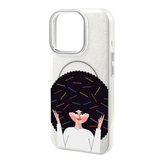 TANGLES OF HAPPINESS-Radiant Kılıf MagSafe Özellikli - iPhone 15 Pro