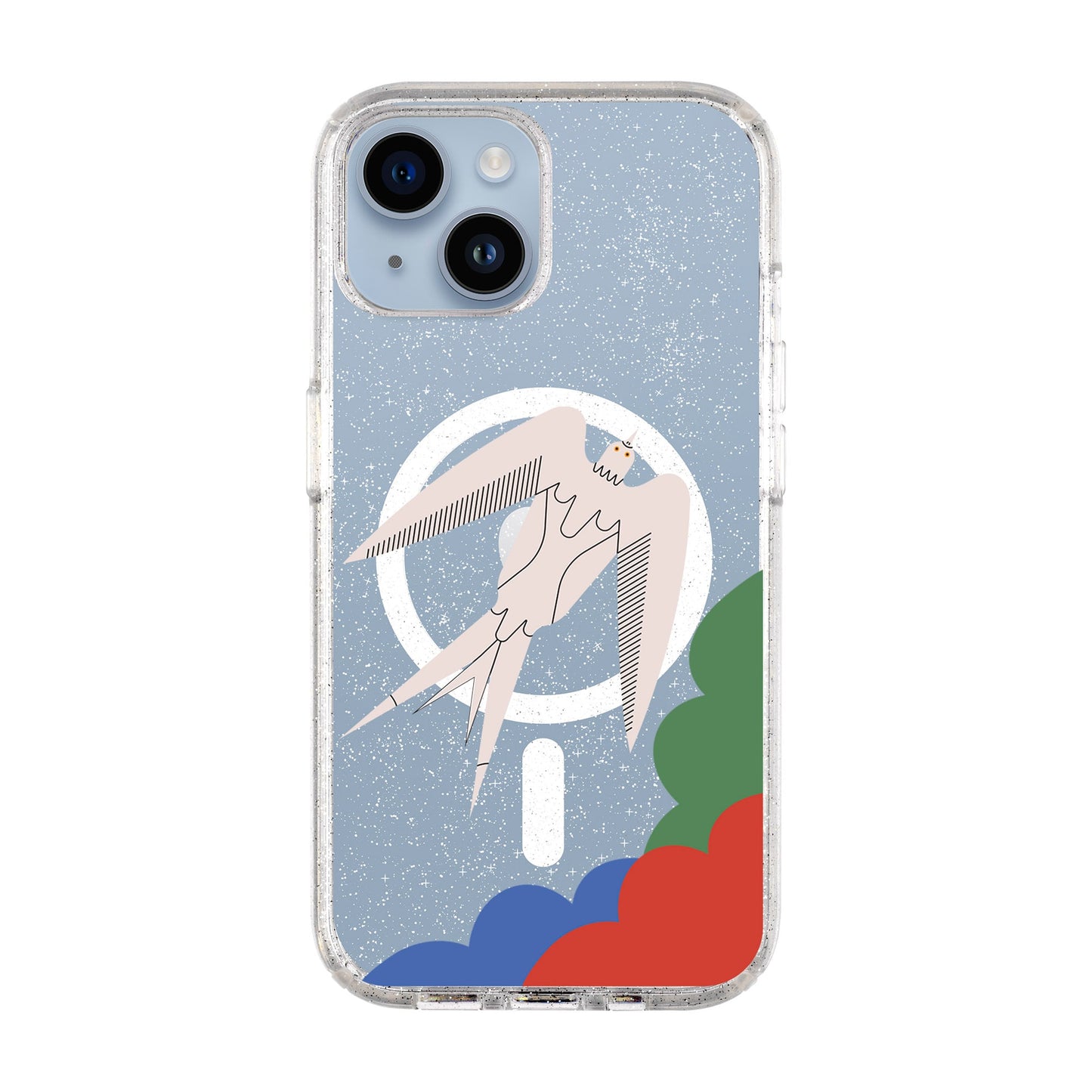 L’OISEAU LIBRE-iPhone 15 Plus Shiny Kılıf MagSafe Özellikli