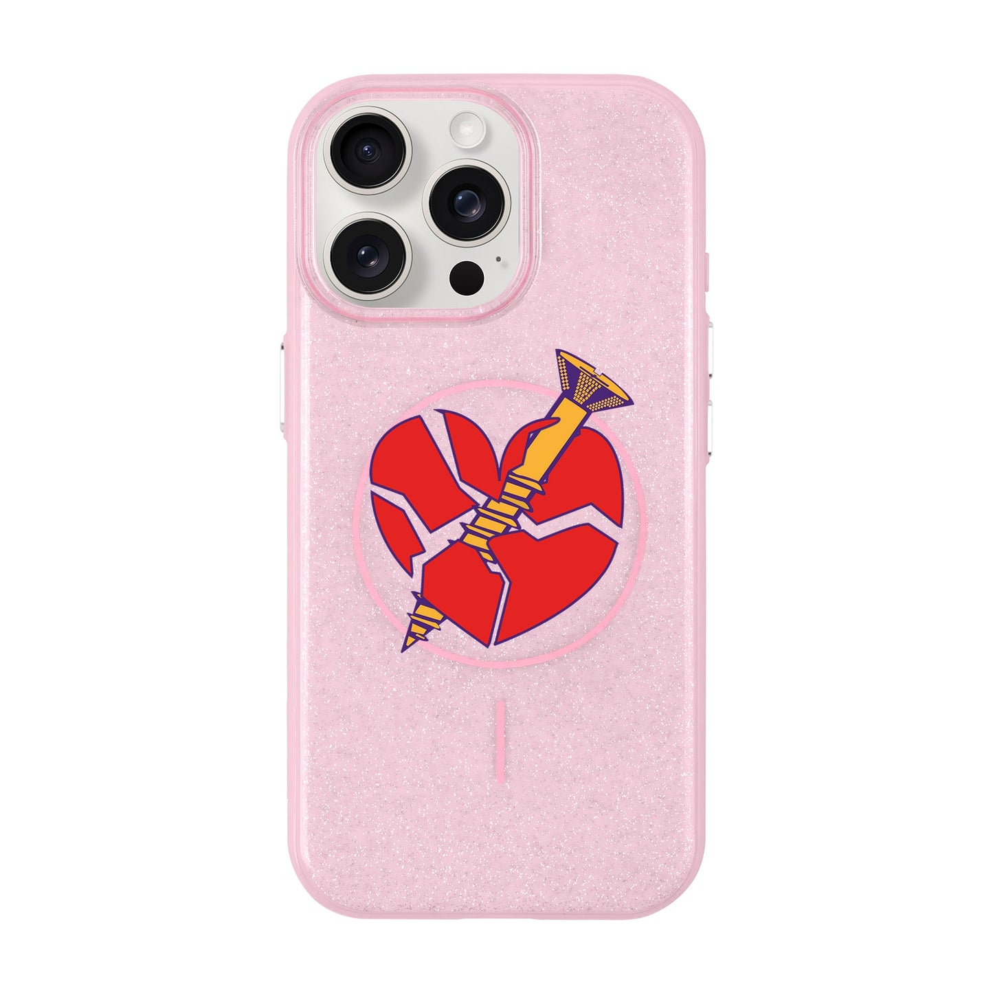 BROKEN HEART-iPhone 15 Pro Max Radiant Kılıf MagSafe Özellikli