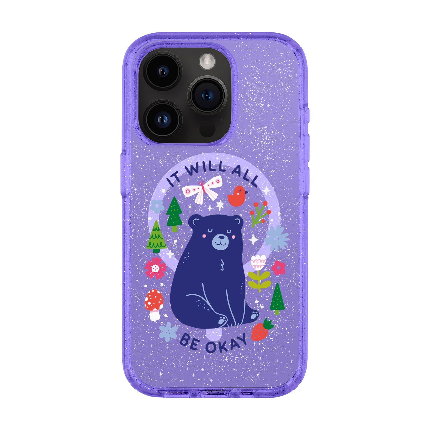 BE OKAY-iPhone 14 Pro Shiny Kılıf MagSafe Özellikli
