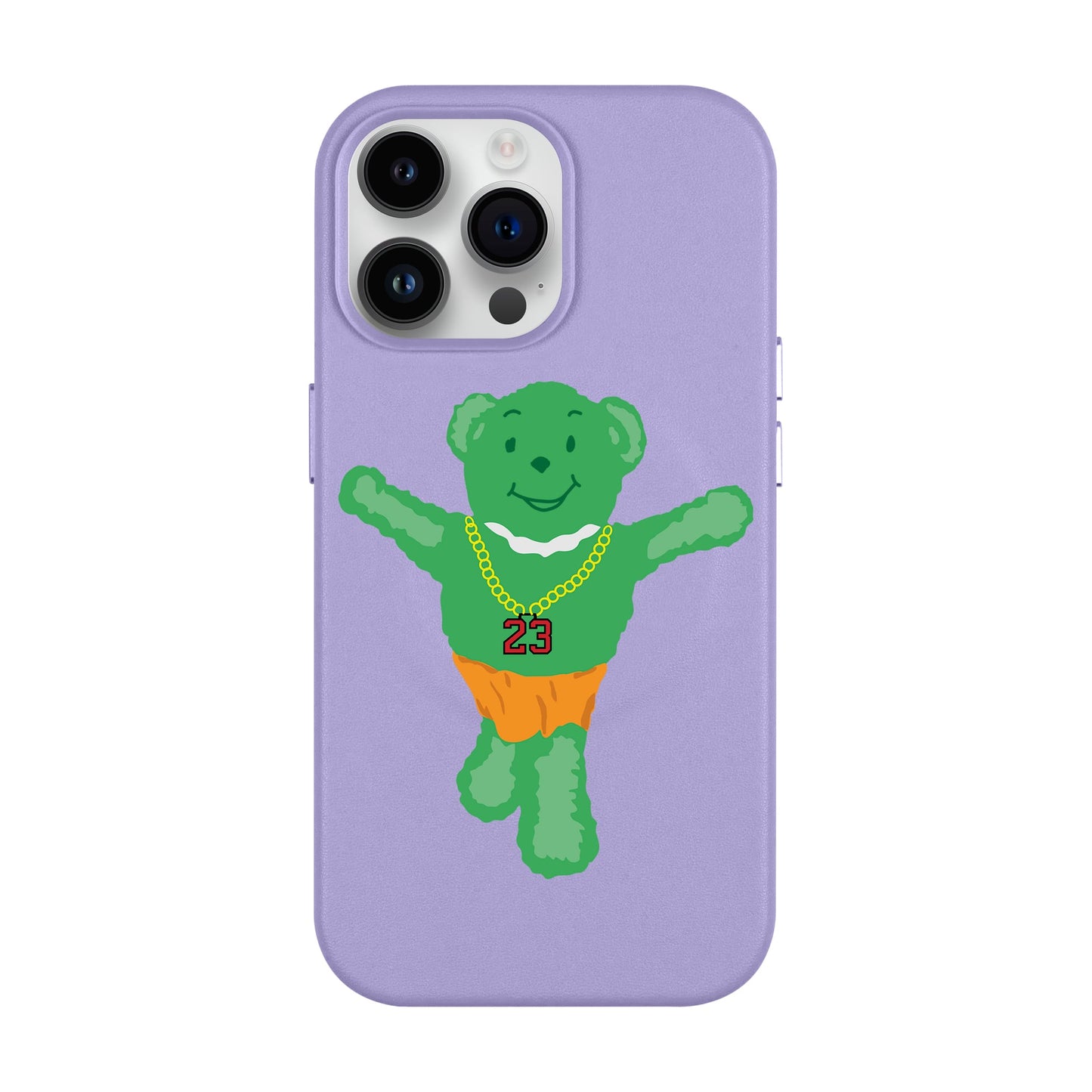 GREEN BEAR-iPhone 14 Pro Max Leather Kılıf MagSafe Özellikli