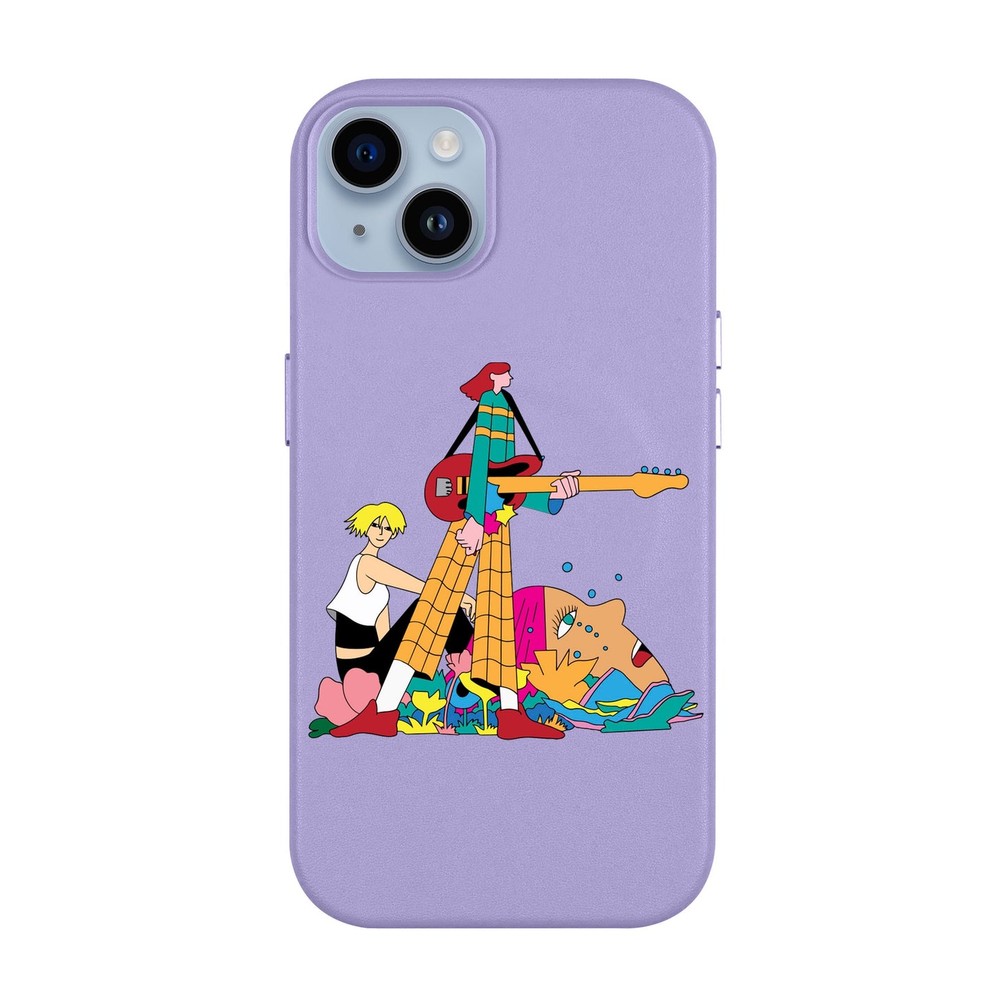 HER BAND-iPhone 14 Plus Leather Kılıf MagSafe Özellikli