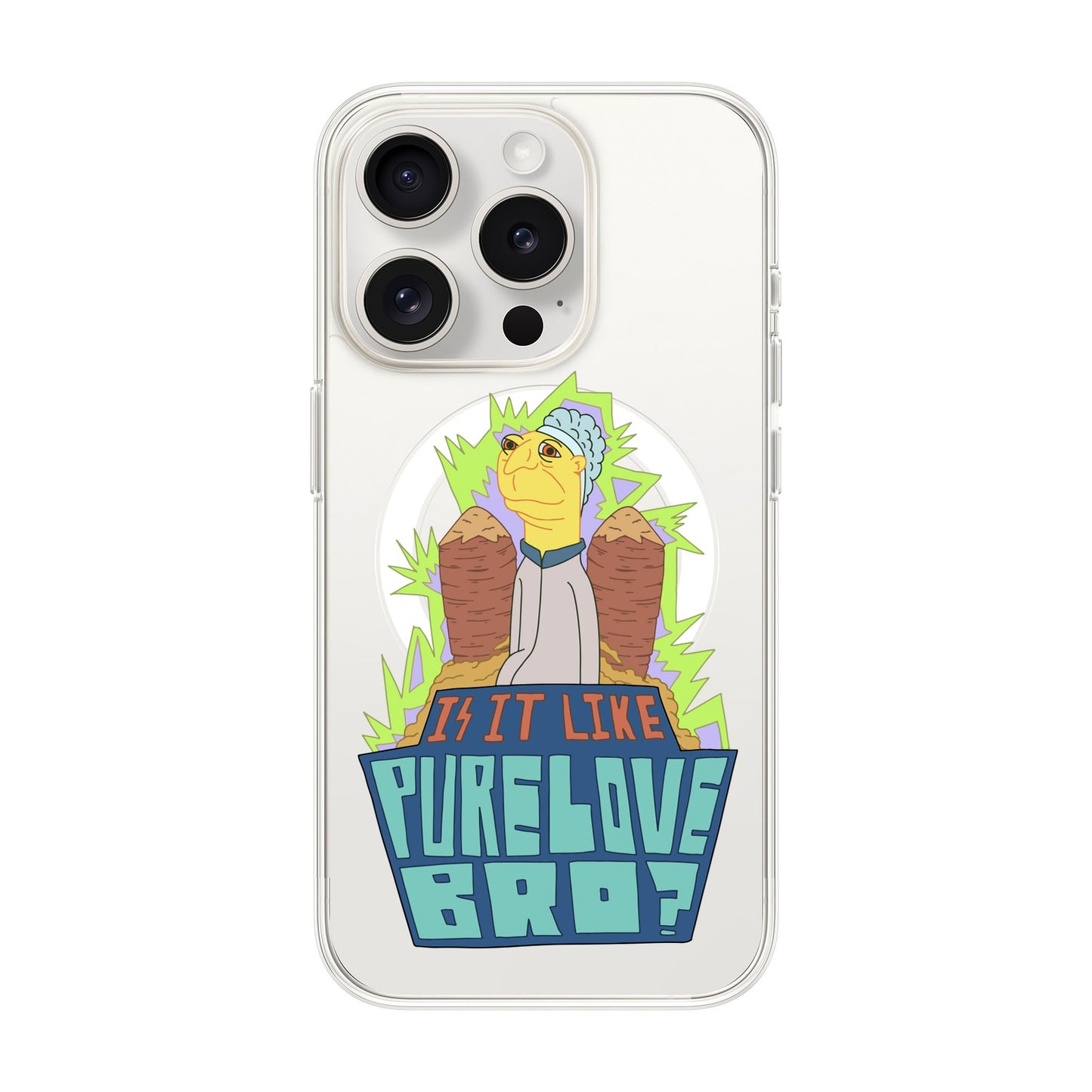 PURE LOVE-iPhone 15 Pro Solid Kılıf
