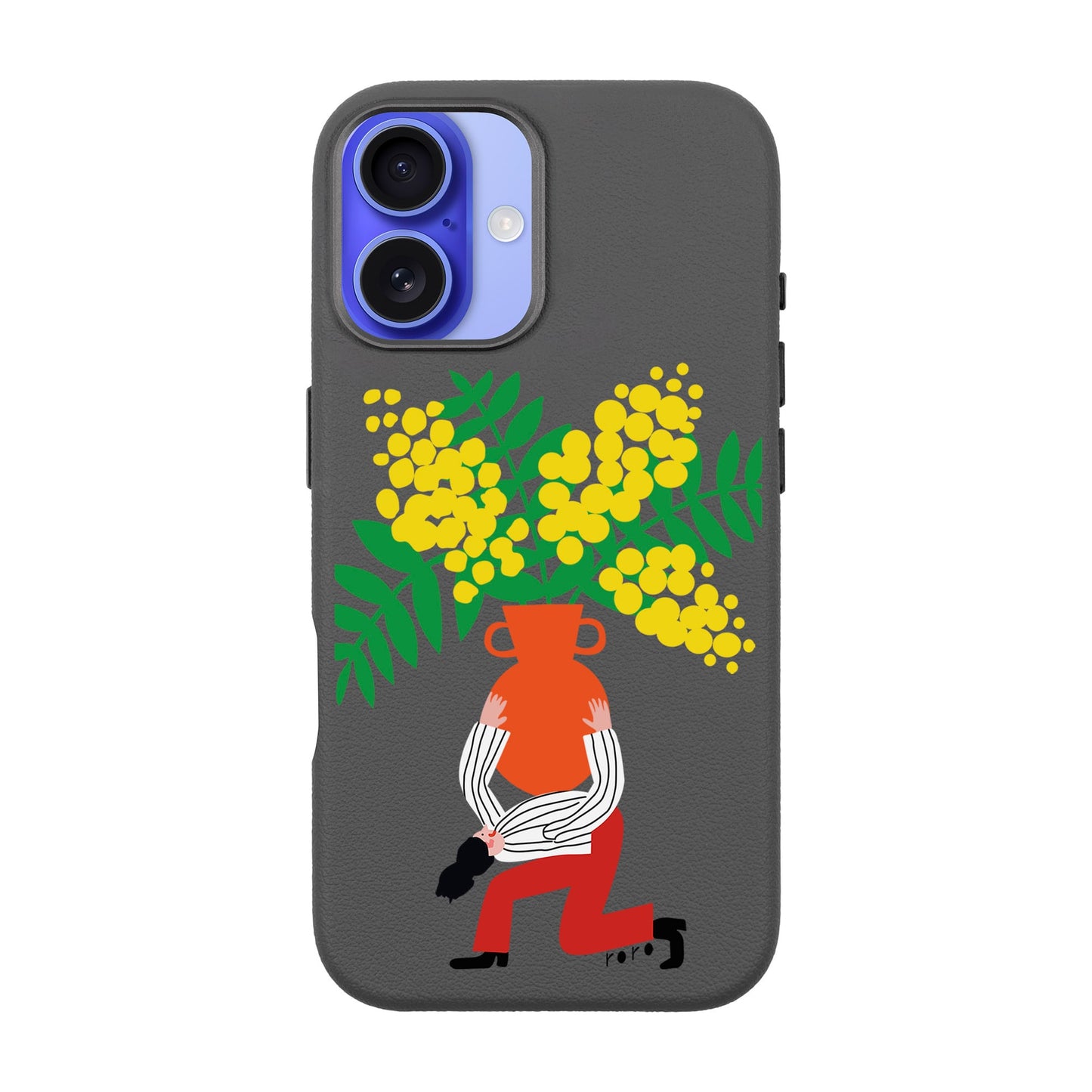VASE-iPhone 16 Leather Premium Kılıf MagSafe Özellikli