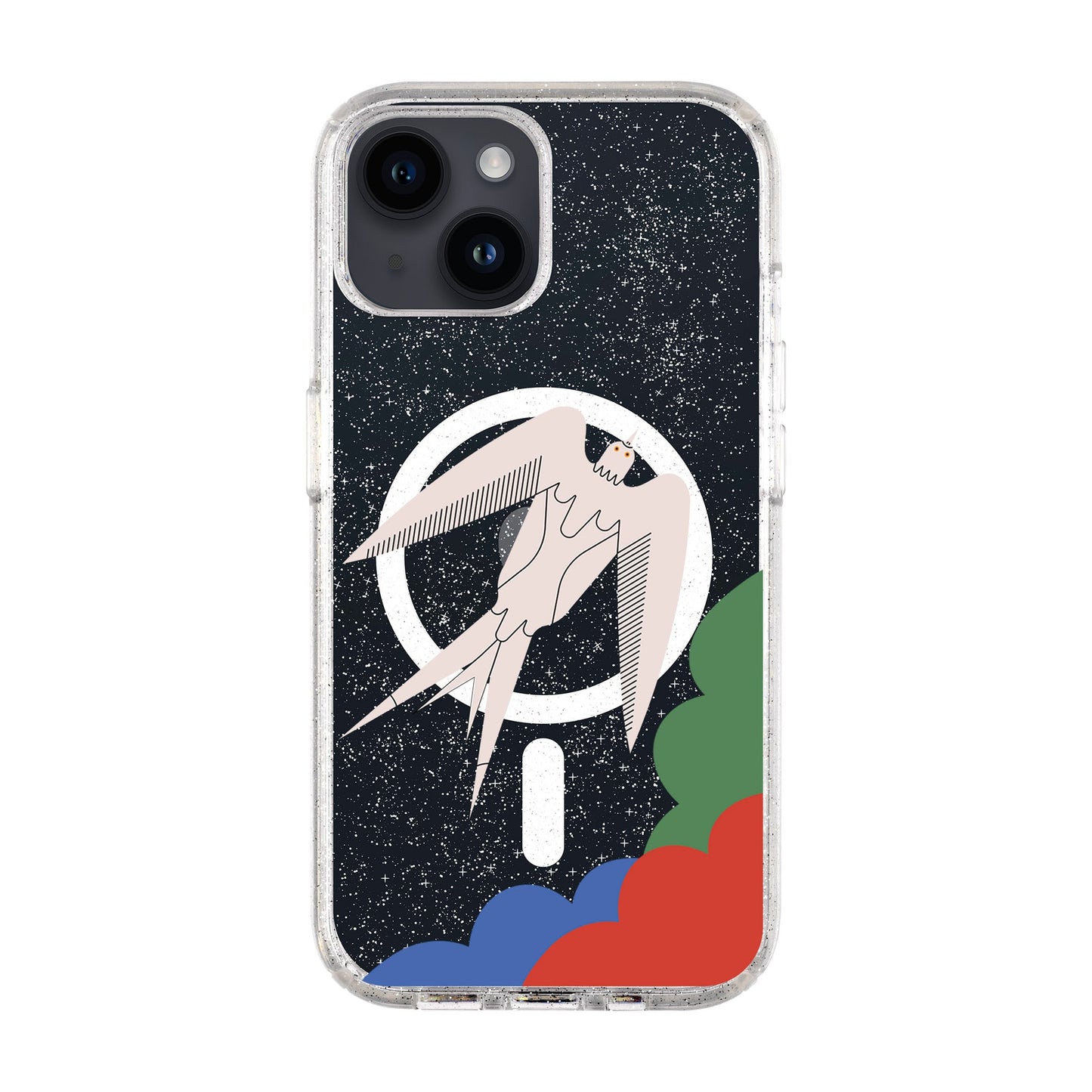 L’OISEAU LIBRE-iPhone 15 Plus Shiny Kılıf MagSafe Özellikli
