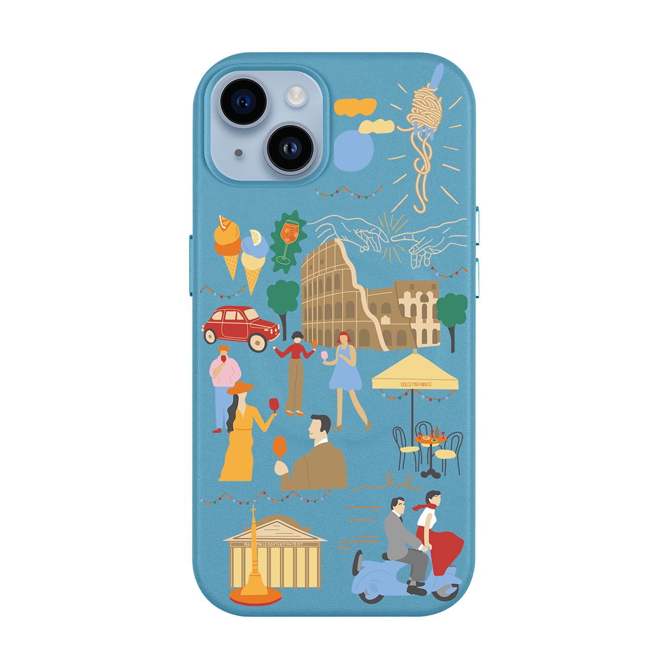 ROMA-iPhone 14 Plus Leather Kılıf MagSafe Özellikli