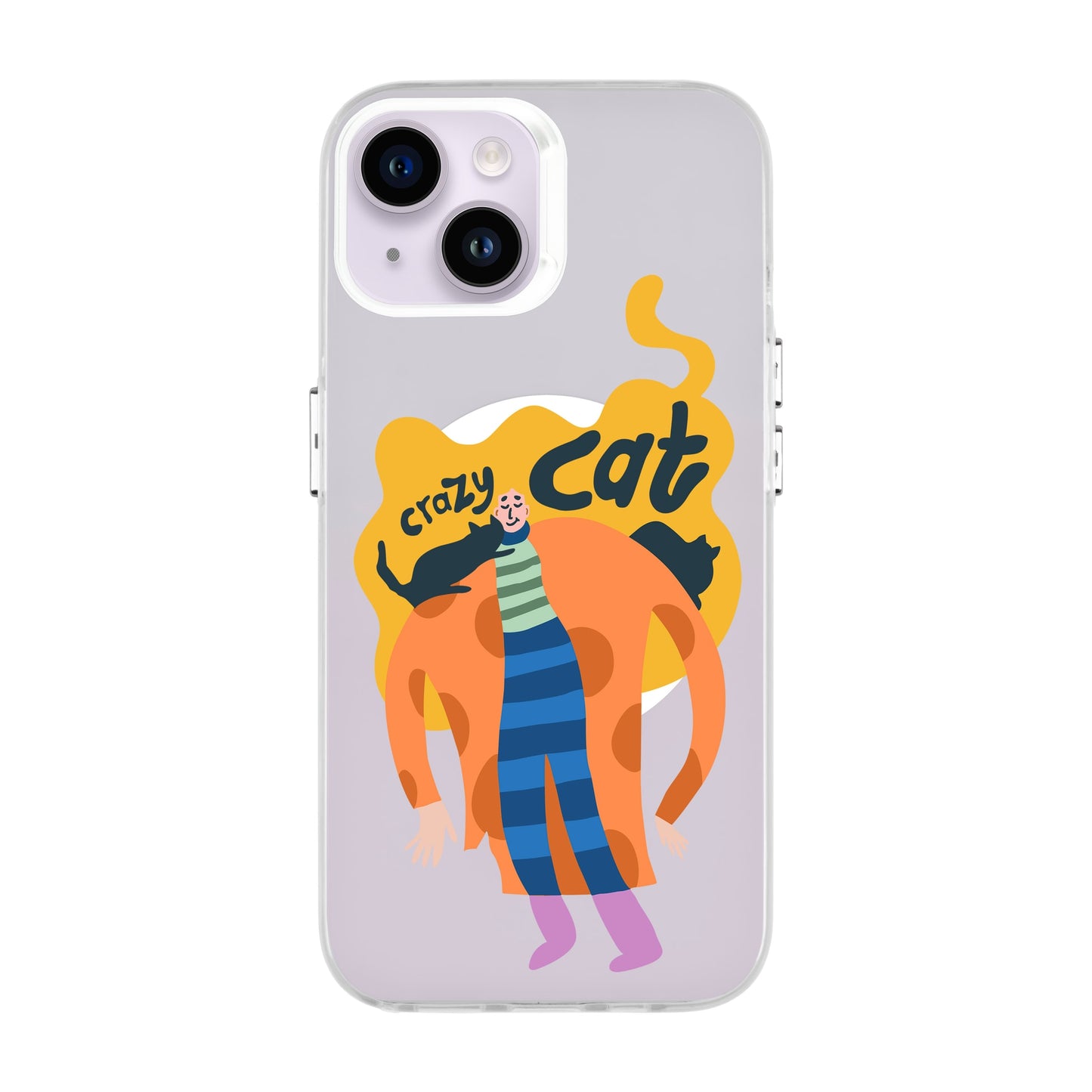 CRAZY CAT-iPhone 14 Hold Kılıf MagSafe Özellikli
