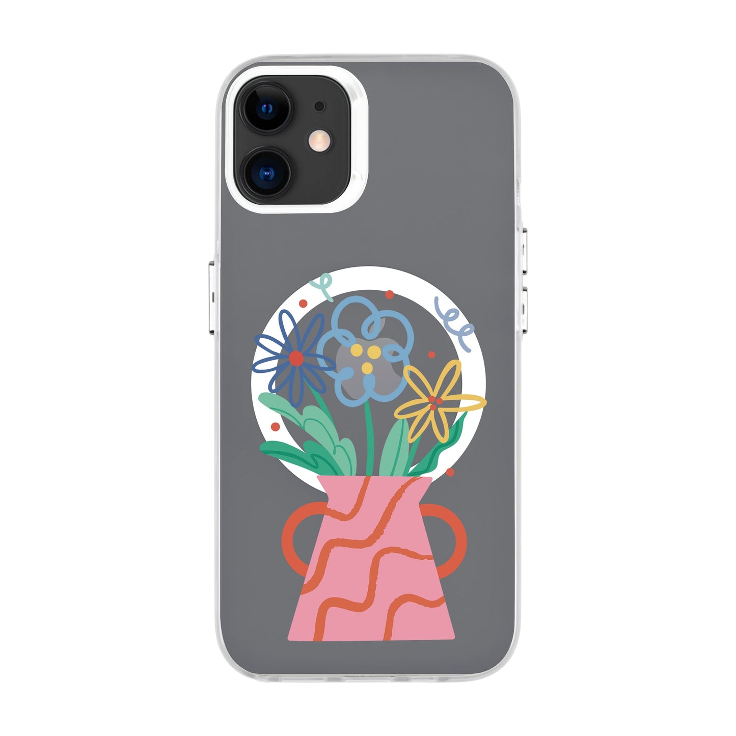 PINK VASE-iPhone 11 Hold Kılıf MagSafe Özellikli