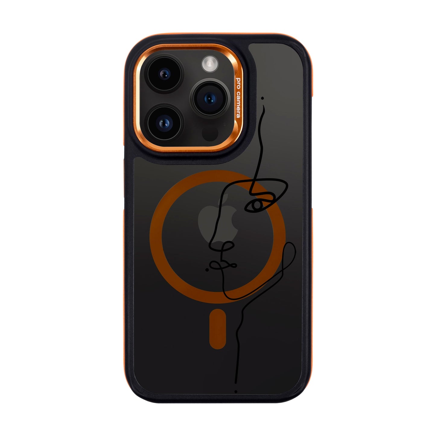 FACE-iPhone 14 Pro Dark Kılıf MagSafe Özellikli