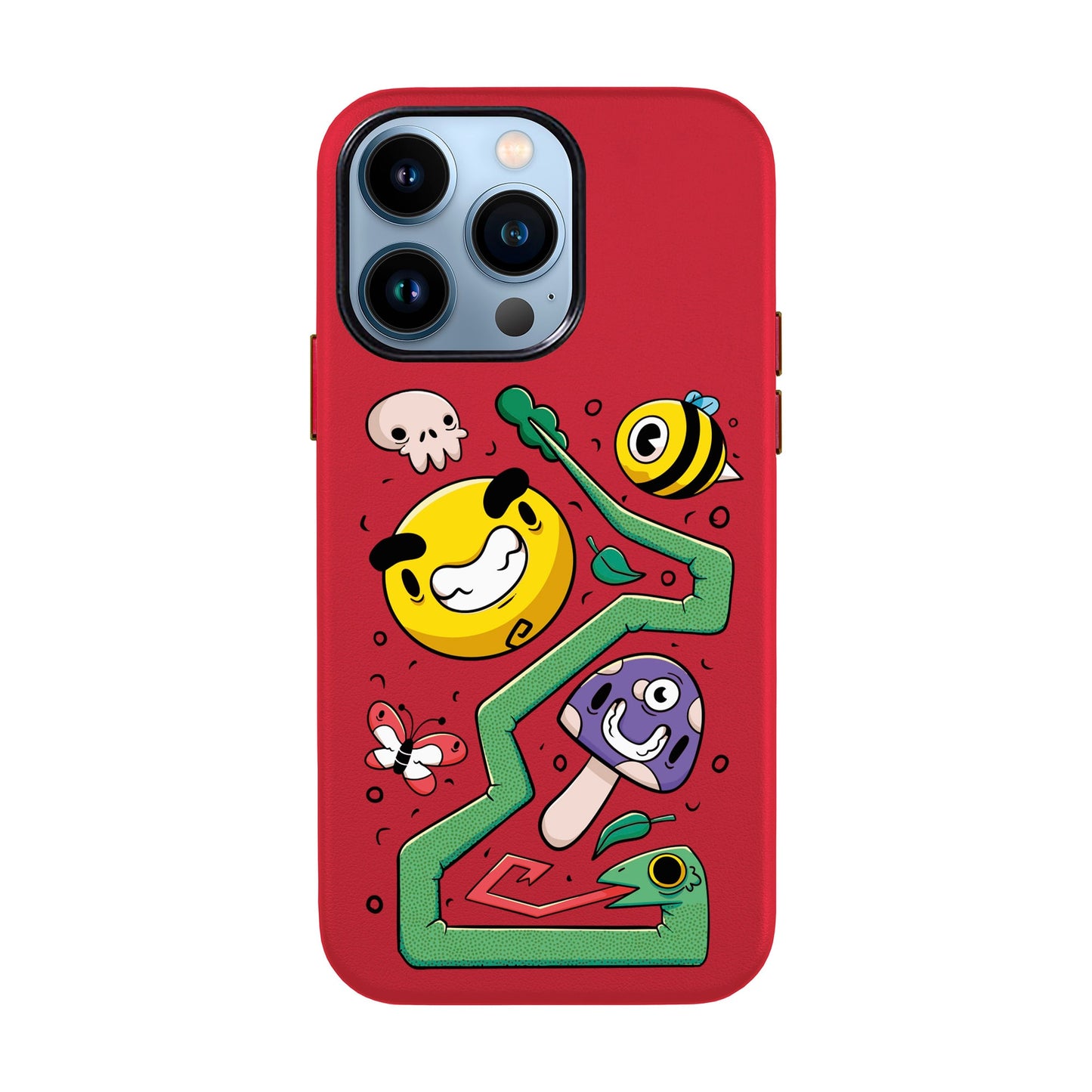 NADUR-iPhone 13 Pro Max Leather Kılıf