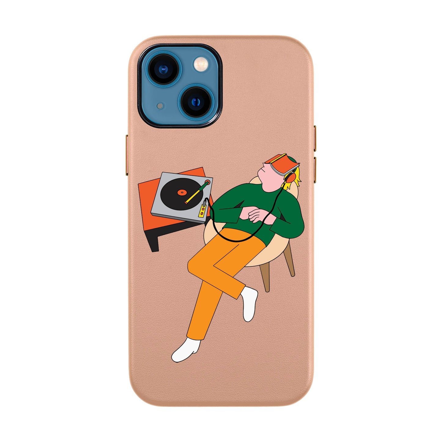 LAZY SUNDAY AFTERNOON-iPhone 14 Leather Kılıf