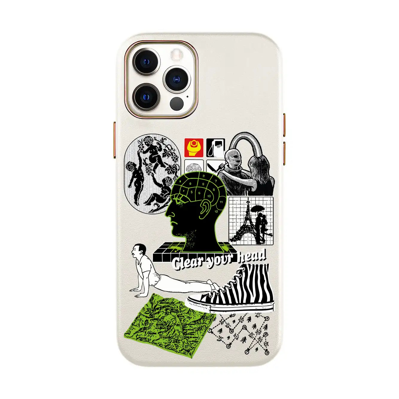 CLEAR YOUR HEAD-iPhone 7 / 8 / SE Leather Kılıf