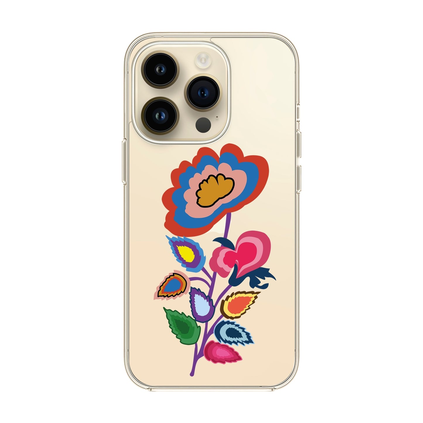 KNITTED FLOWER-iPhone 14 Pro Solid Kılıf