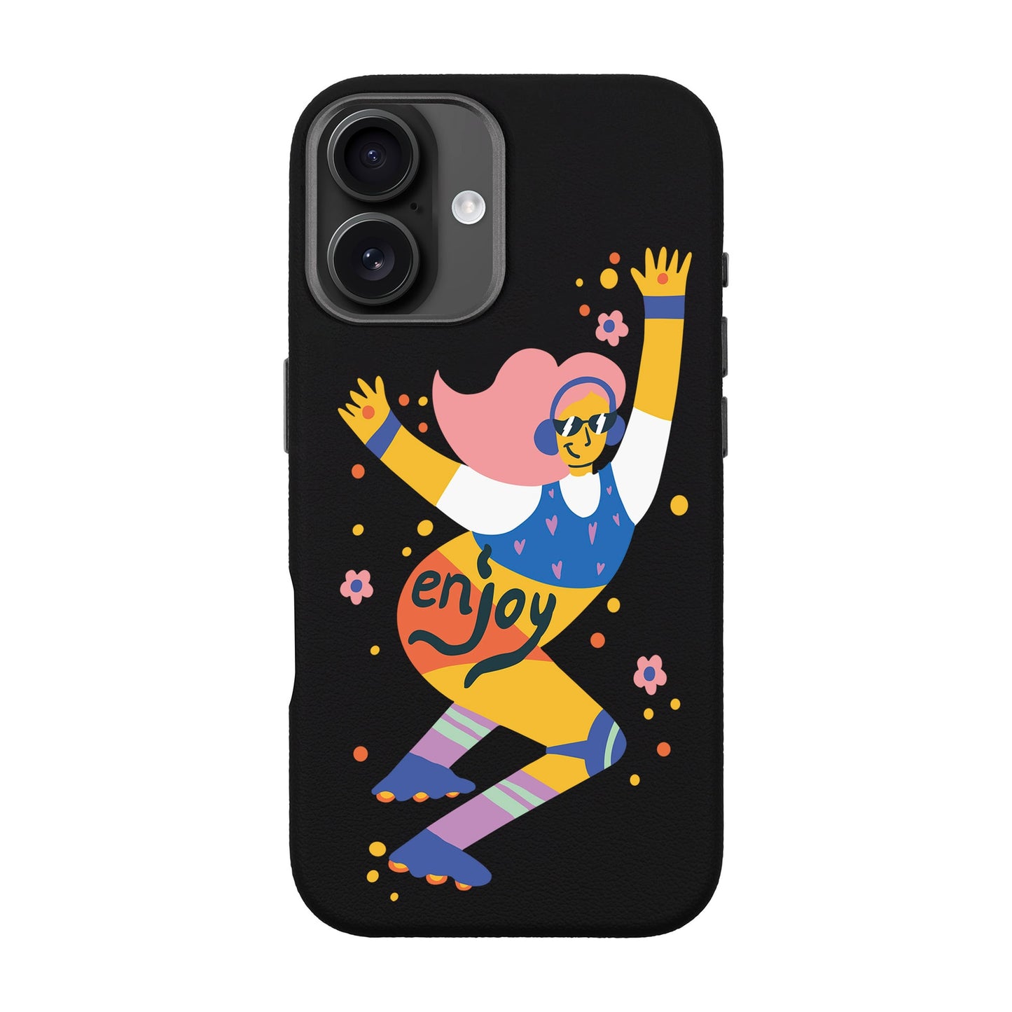 ENJOY-iPhone 16 Plus Leather Premium Kılıf MagSafe Özellikli