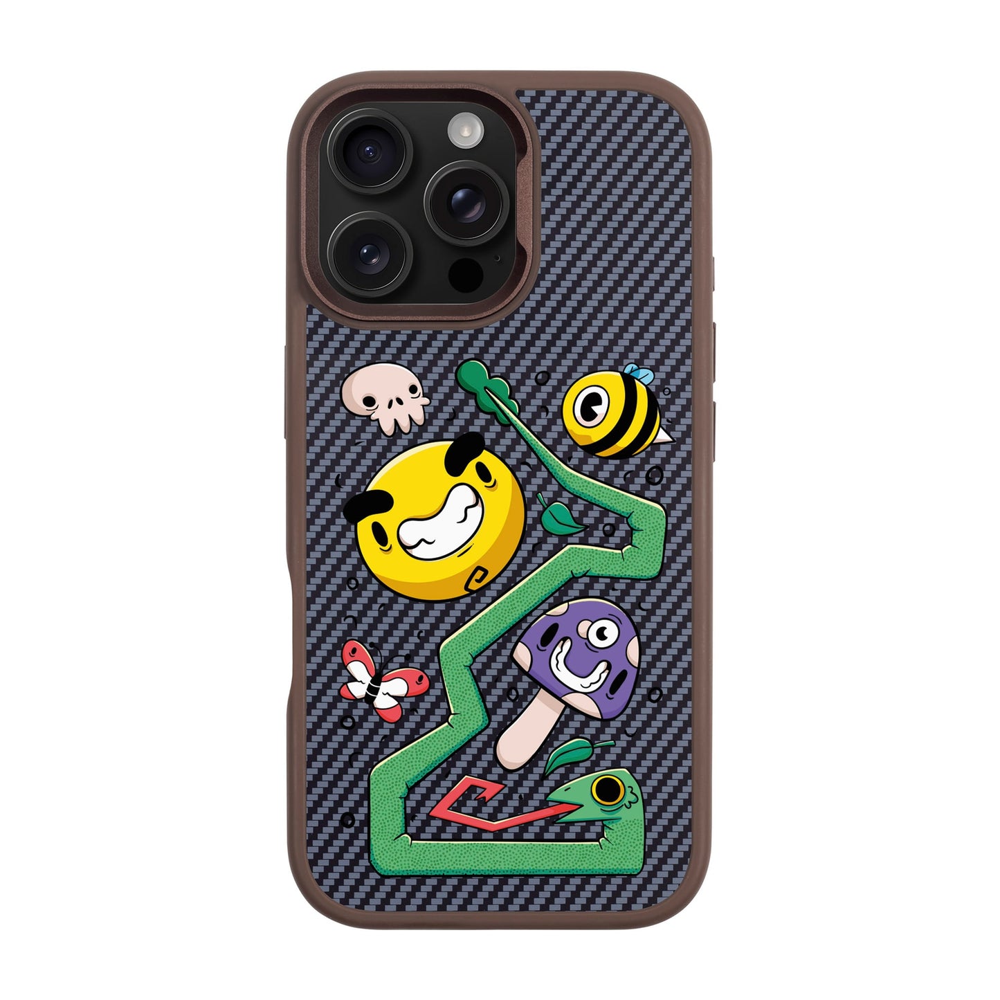 NADUR-iPhone 16 Pro Max Plaid Kılıf MagSafe Özellikli