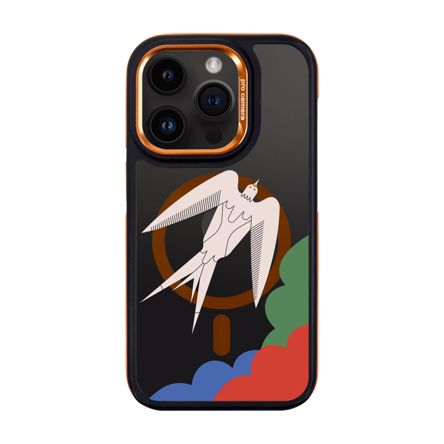 L’OISEAU LIBRE-iPhone 14 Pro Dark Kılıf MagSafe Özellikli