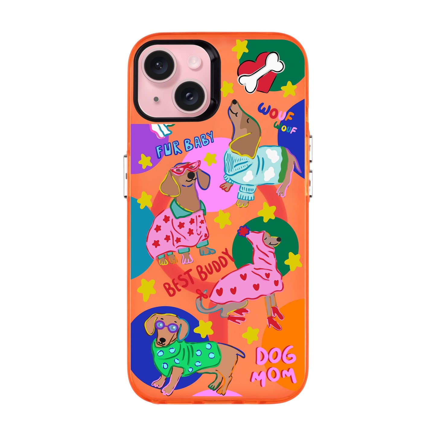 DOG MOM-iPhone 15 Plus Hold Kılıf MagSafe Özellikli