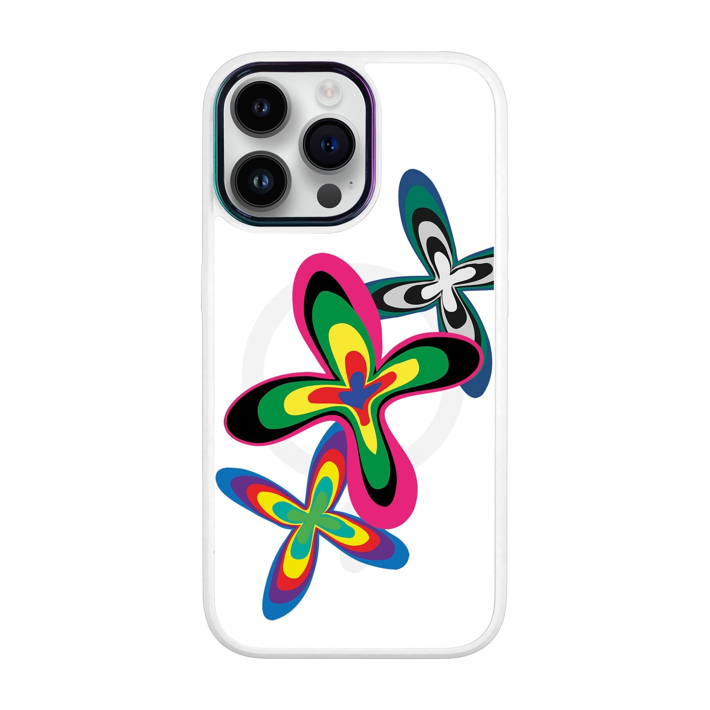 COLOR FLOWER-iPhone 14 Pro Max Vigor Kılıf MagSafe Özellikli