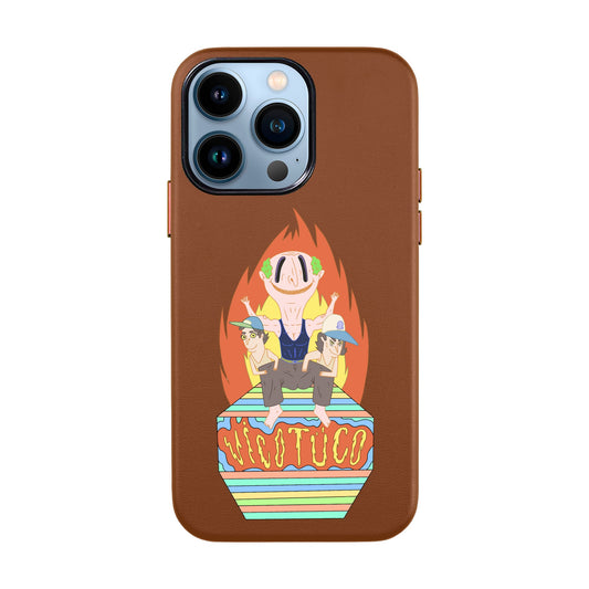 VİCOTÜCO ADAM-iPhone 13 Pro Leather Kılıf