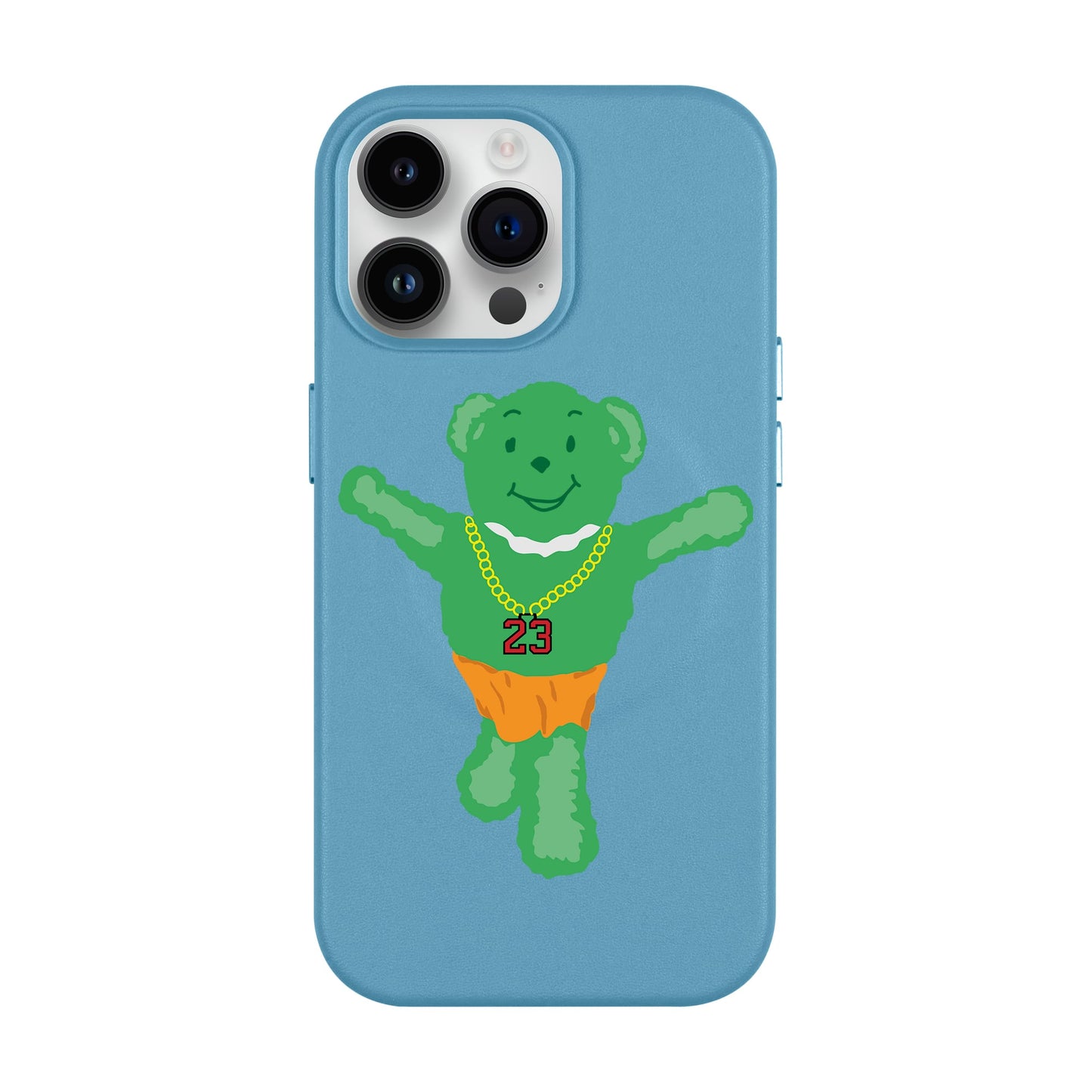 GREEN BEAR-iPhone 14 Pro Max Leather Kılıf MagSafe Özellikli