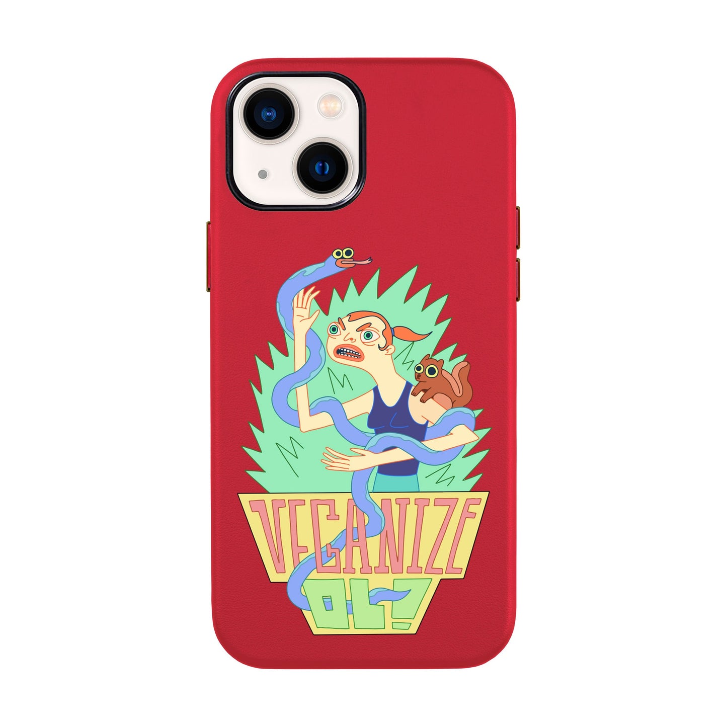 VEGANİZE-iPhone 14 Leather Kılıf