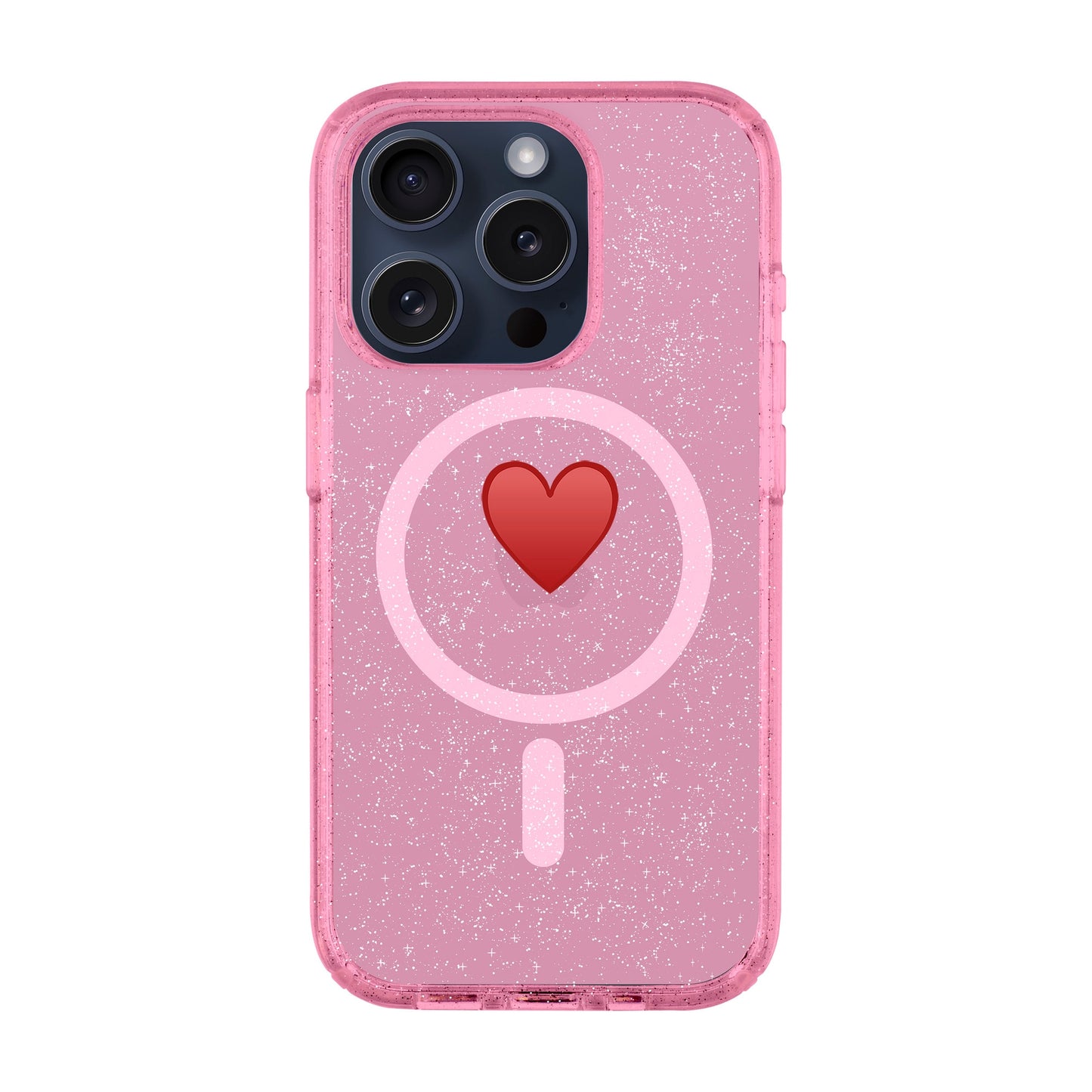 SPREAD HEART-iPhone 15 Pro Shiny Kılıf MagSafe Özellikli