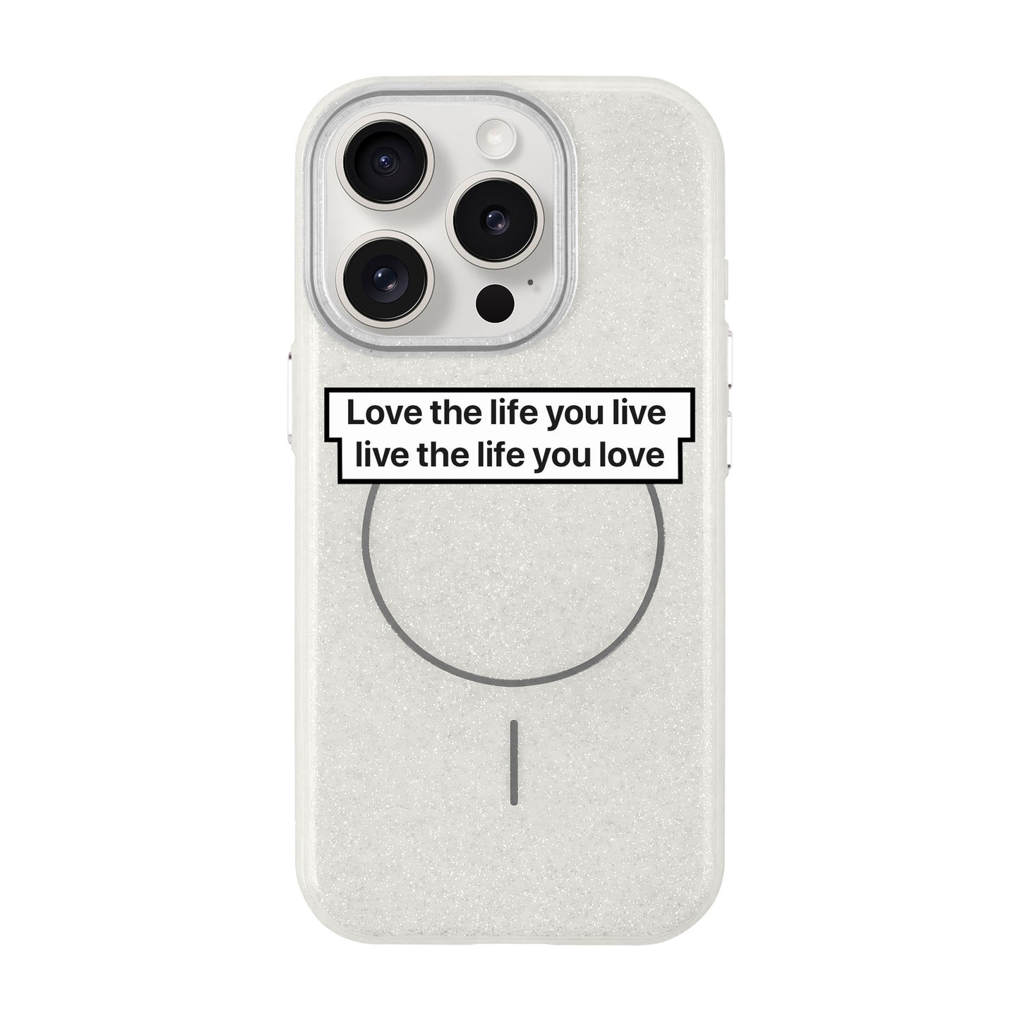LOVE THE LIFE-iPhone 15 Pro Radiant Kılıf MagSafe Özellikli