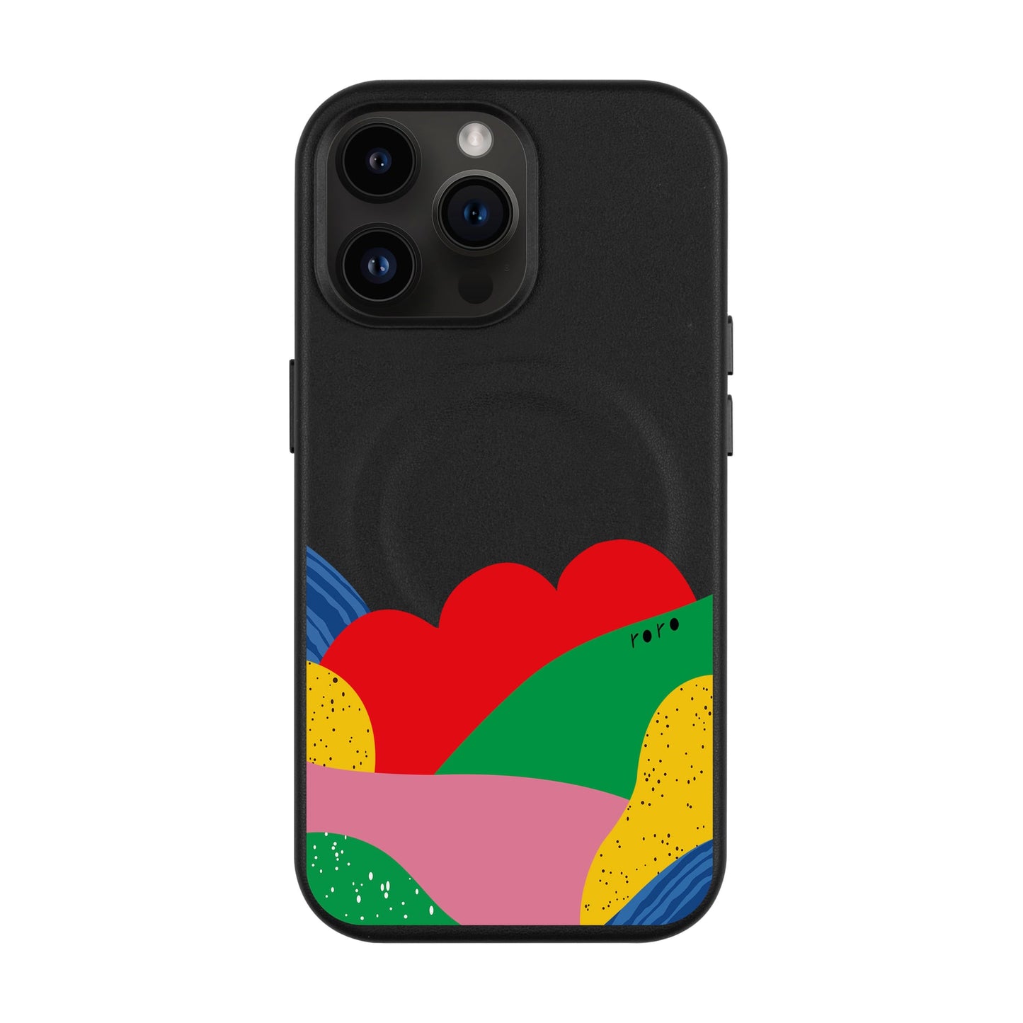FLAG-iPhone 14 Pro Max Leather Kılıf MagSafe Özellikli