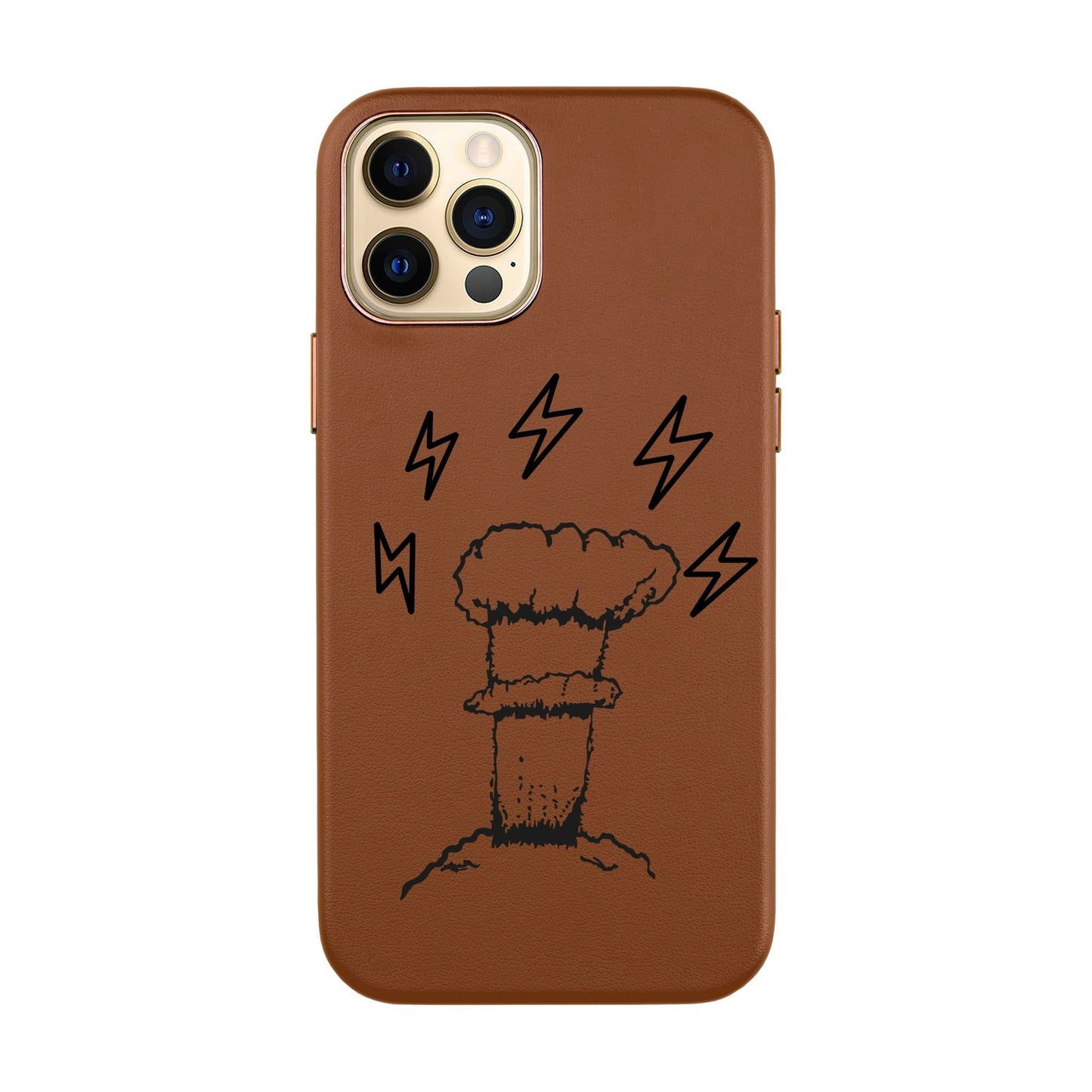 VOLCANIC-iPhone X / Xs Leather Kılıf