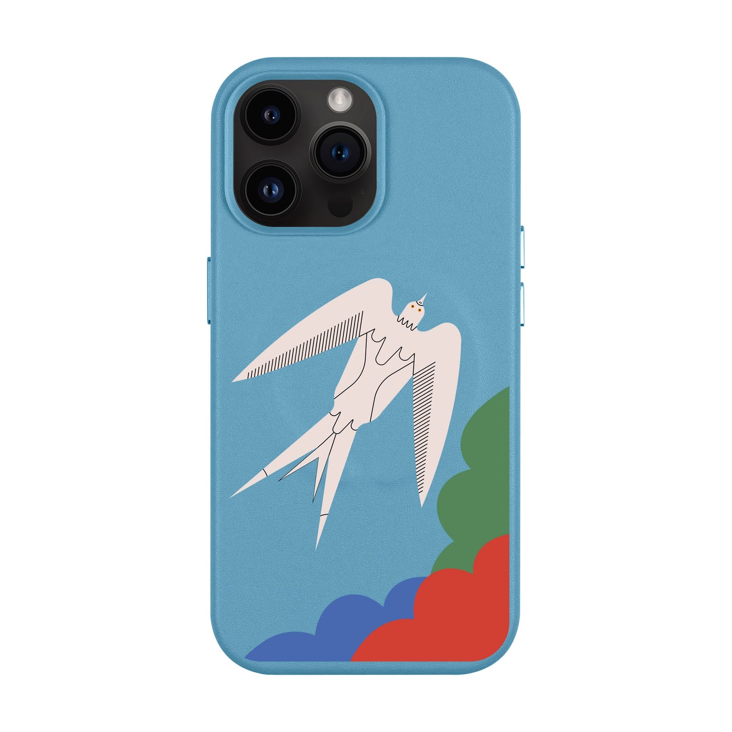 L’OISEAU LIBRE-iPhone 14 Pro Max Leather Kılıf MagSafe Özellikli